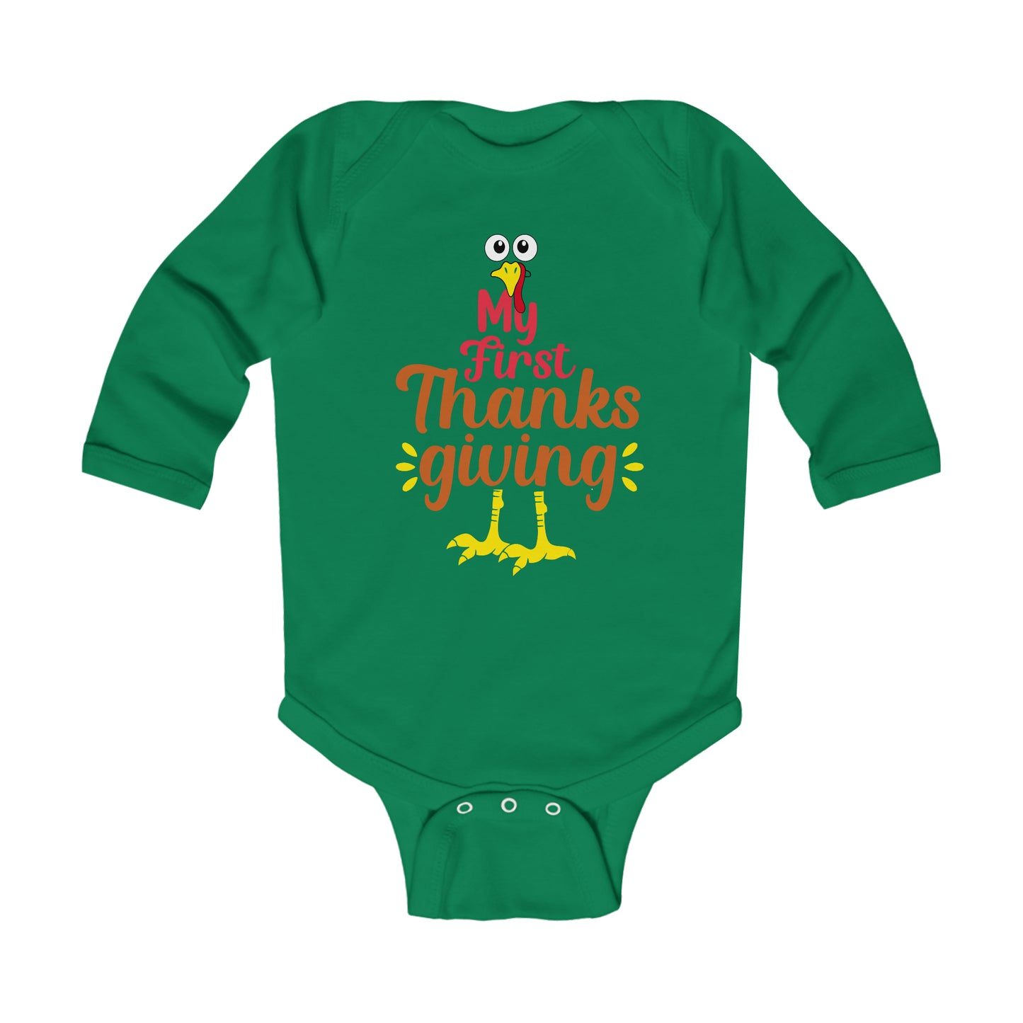 My First Thanksgiving Infant Long Sleeve Bodysuit