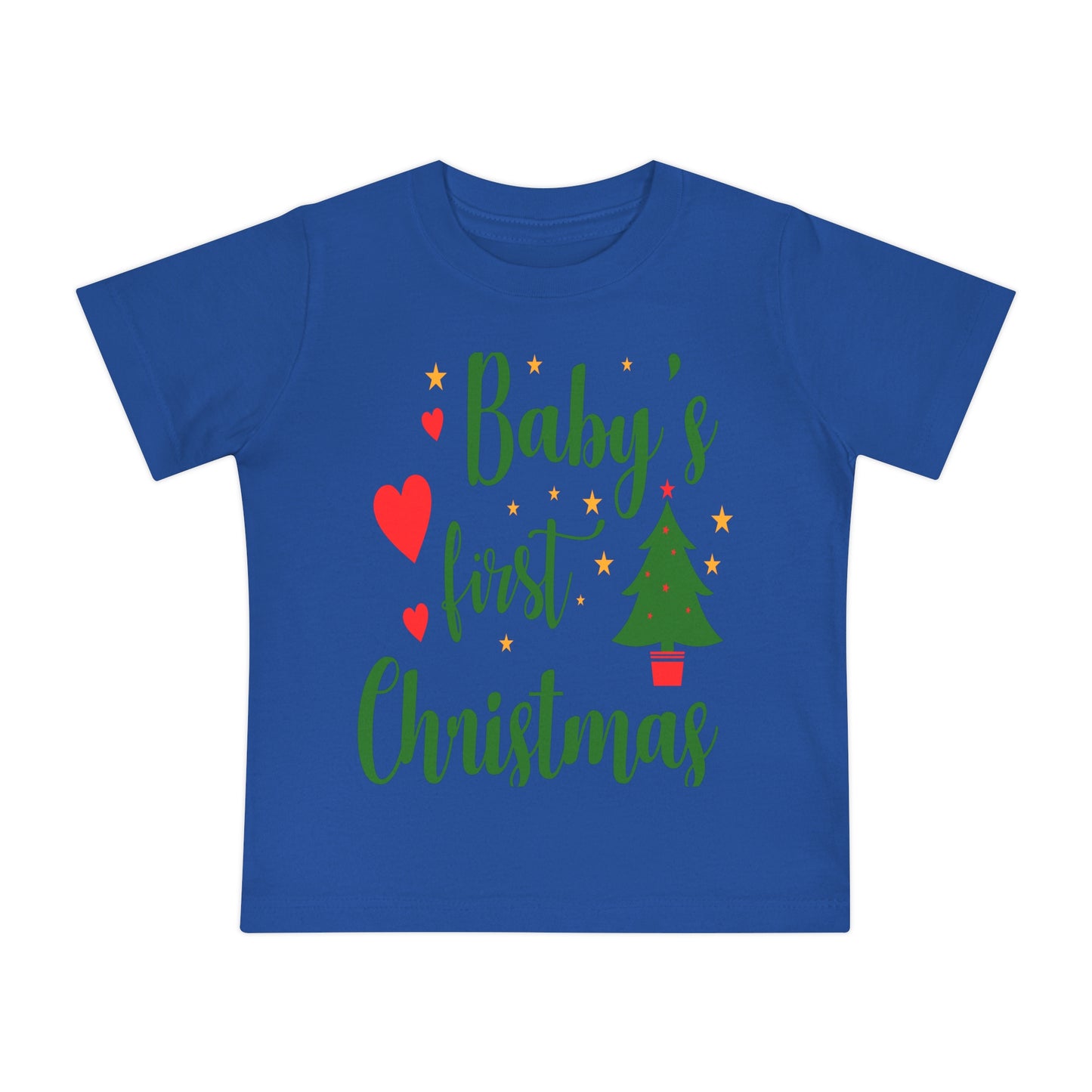 Baby's First Christmas Baby Short Sleeve T-Shirt