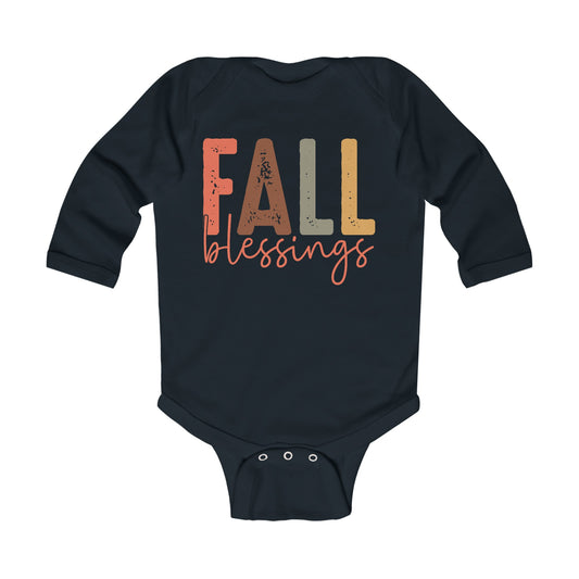 Fall Blessings Infant Long Sleeve Bodysuit Onesie