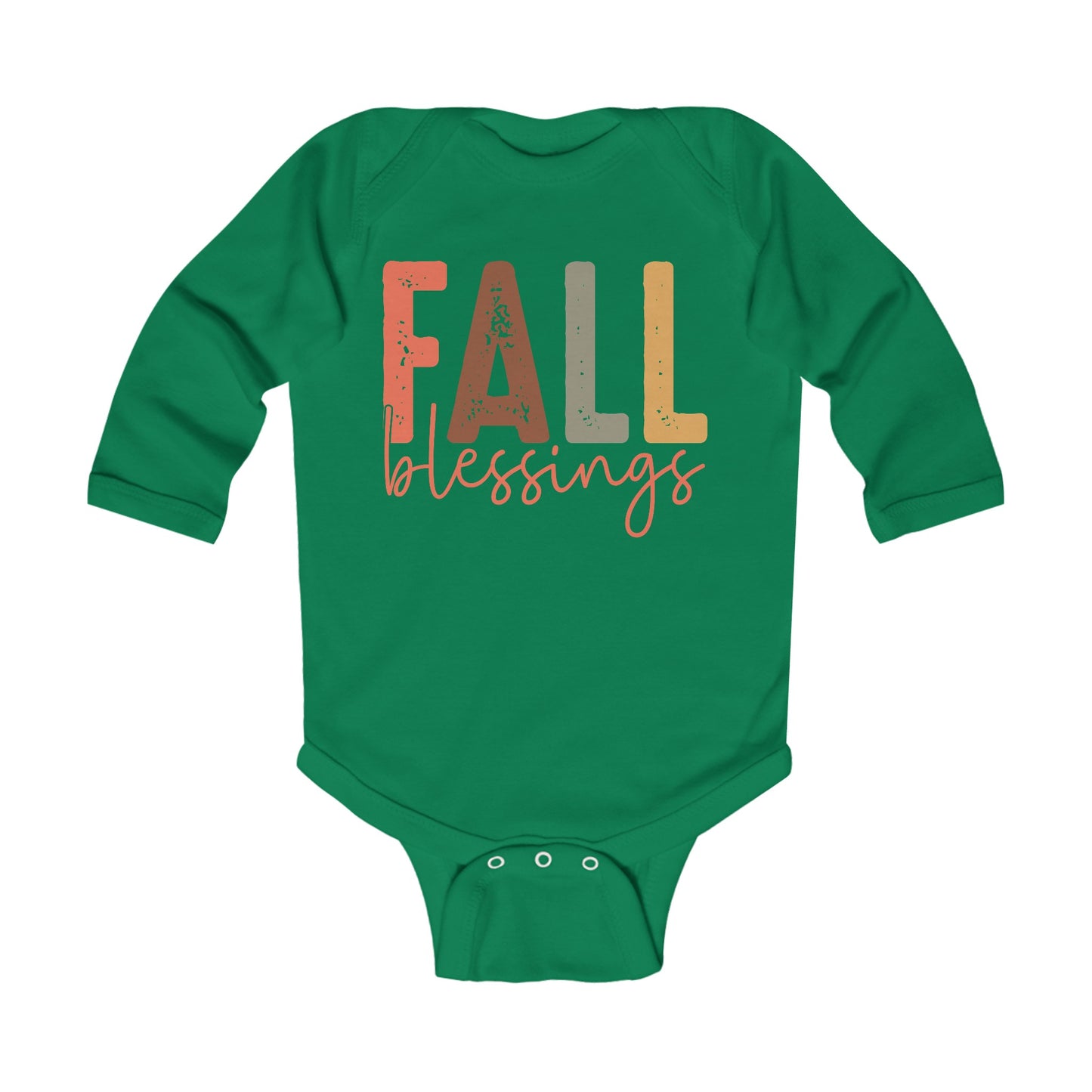 Fall Blessings Infant Long Sleeve Bodysuit Onesie