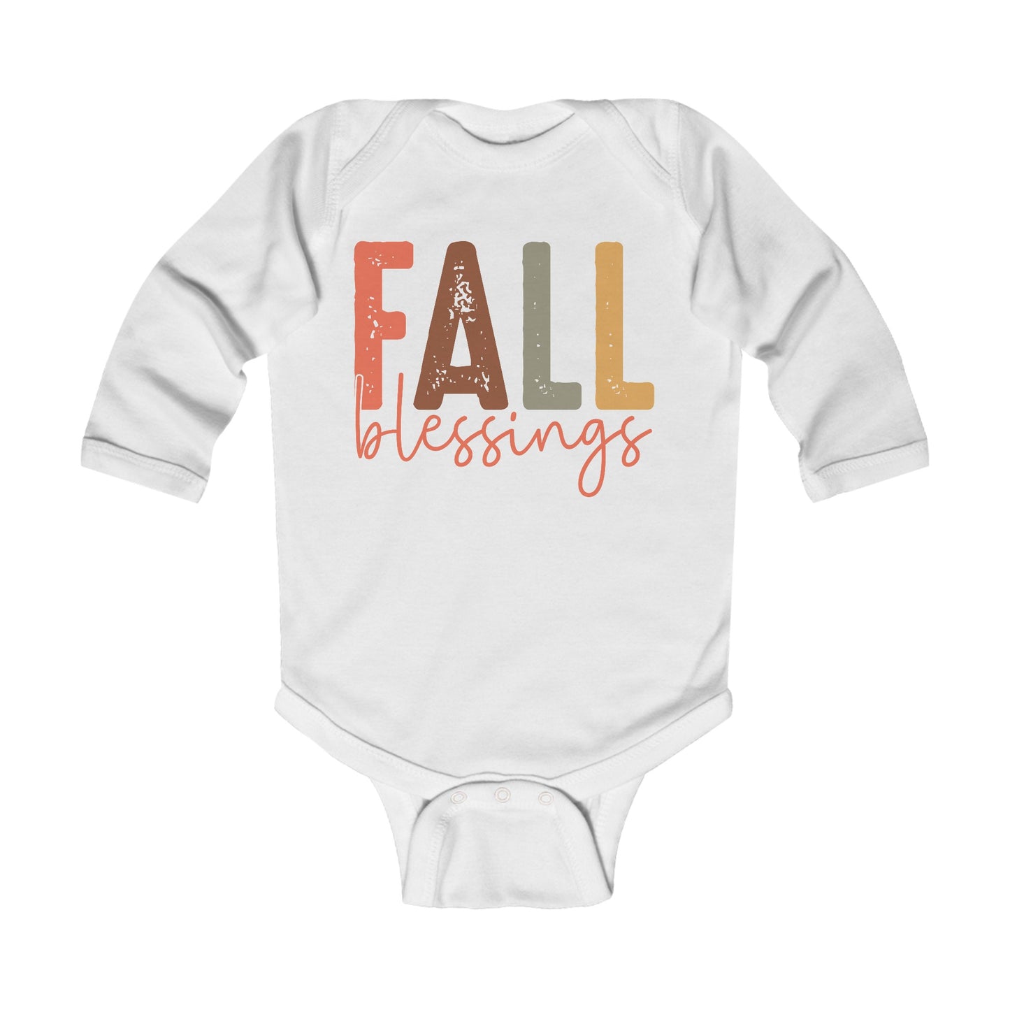 Fall Blessings Infant Long Sleeve Bodysuit Onesie