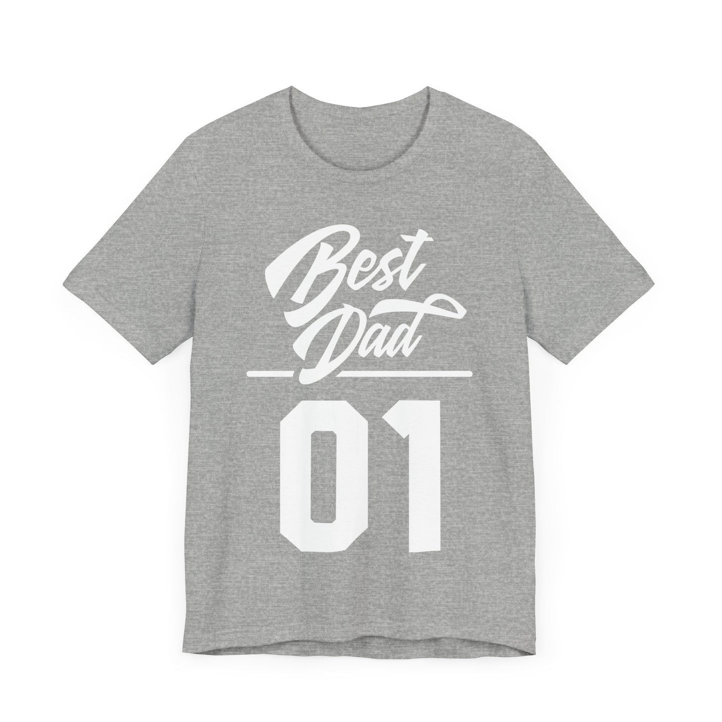 Best Dad 01, Best Dad Tee, Best Dad T-shirt, Gift for Dad, Son to Dad Gift, Unisex Jersey Short Sleeve Tee