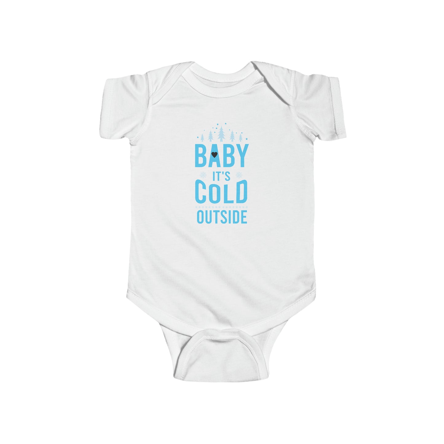 Baby It's Cold Outside Infant Fine Jersey Bodysuit