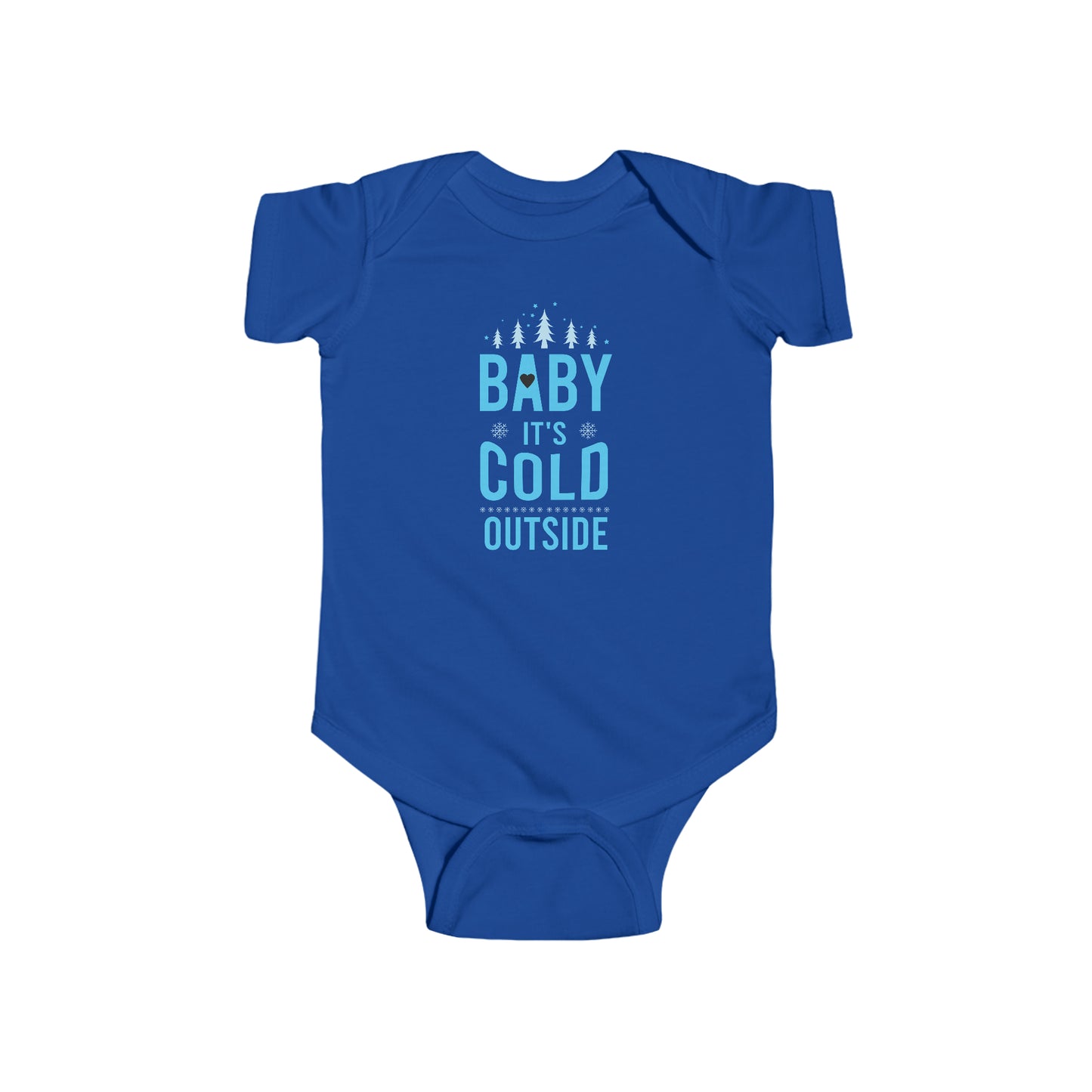 Baby It's Cold Outside Infant Fine Jersey Bodysuit