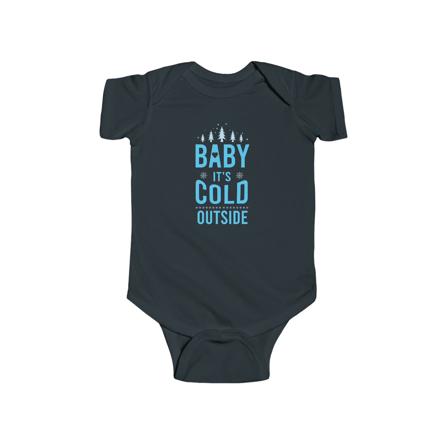 Baby It's Cold Outside Infant Fine Jersey Bodysuit