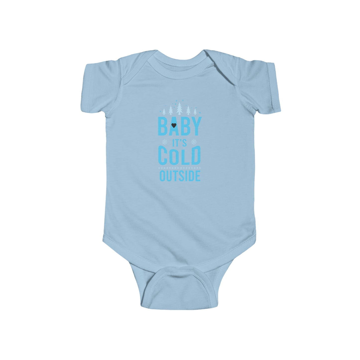 Baby It's Cold Outside Infant Fine Jersey Bodysuit