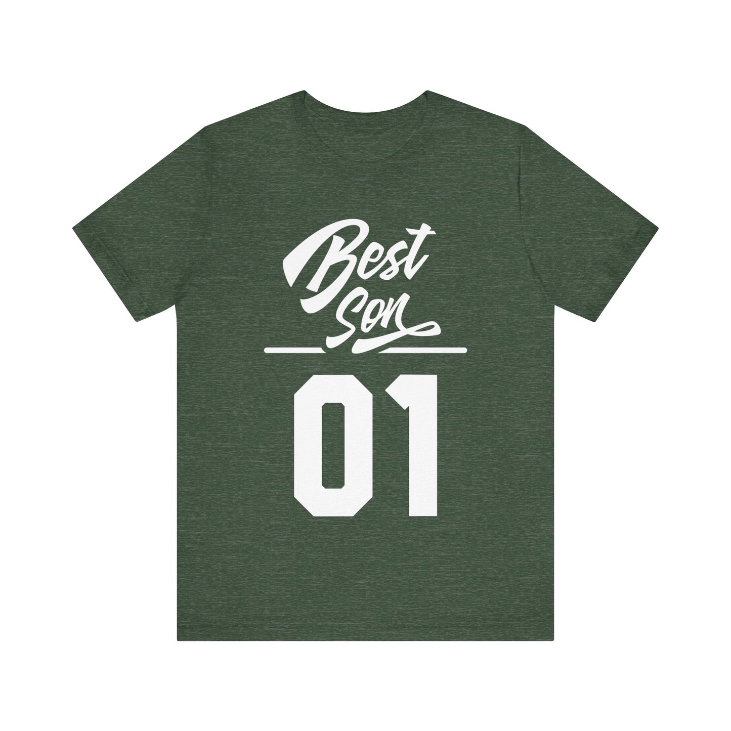 Best Son 01, Best Son Tee, Best Son T-shirt, Gift for Son, Dad to Son Gift, Unisex Jersey Short Sleeve Tee