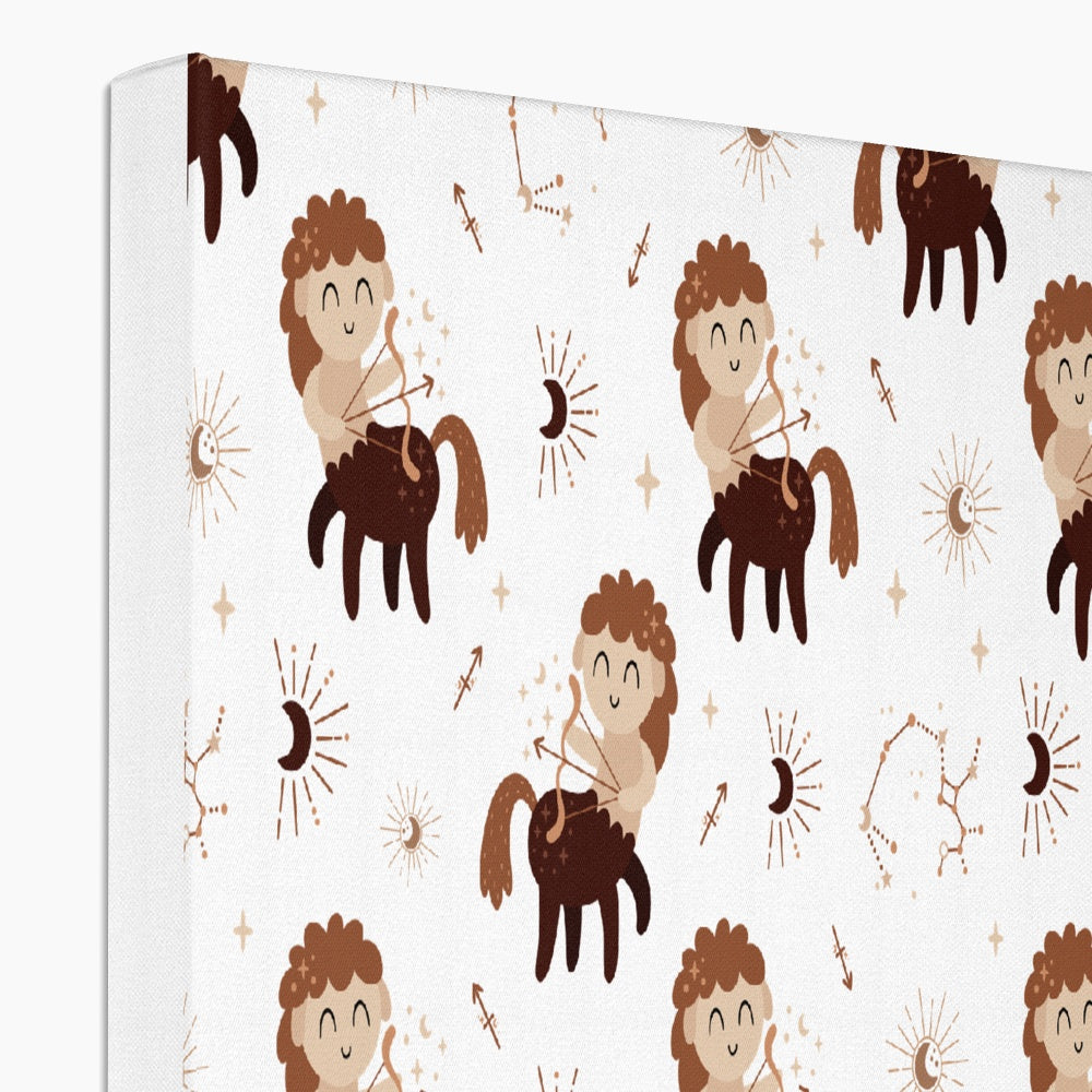 Sagittarius Pattern Eco Canvas