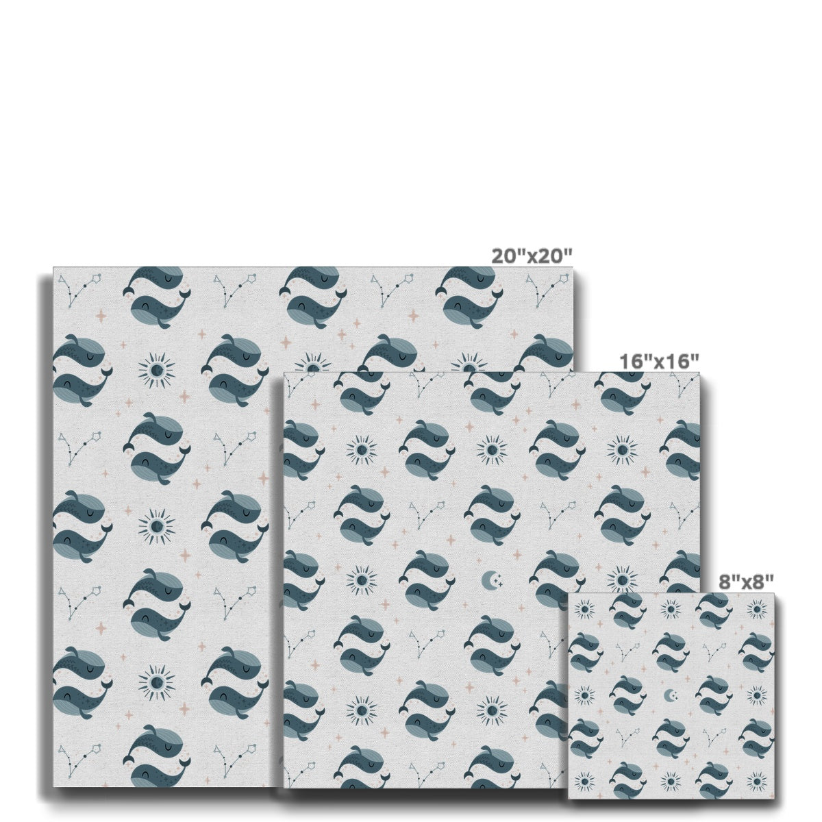 Pisces Pattern Eco Canvas