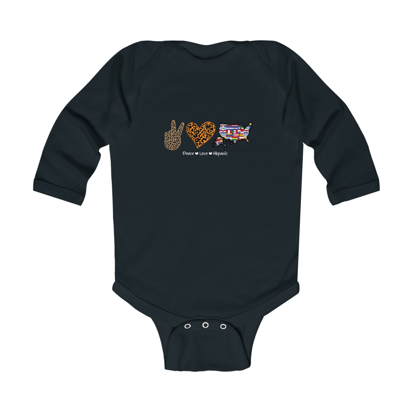 Hispanic Heritage Month Infant Long Sleeve Bodysuit