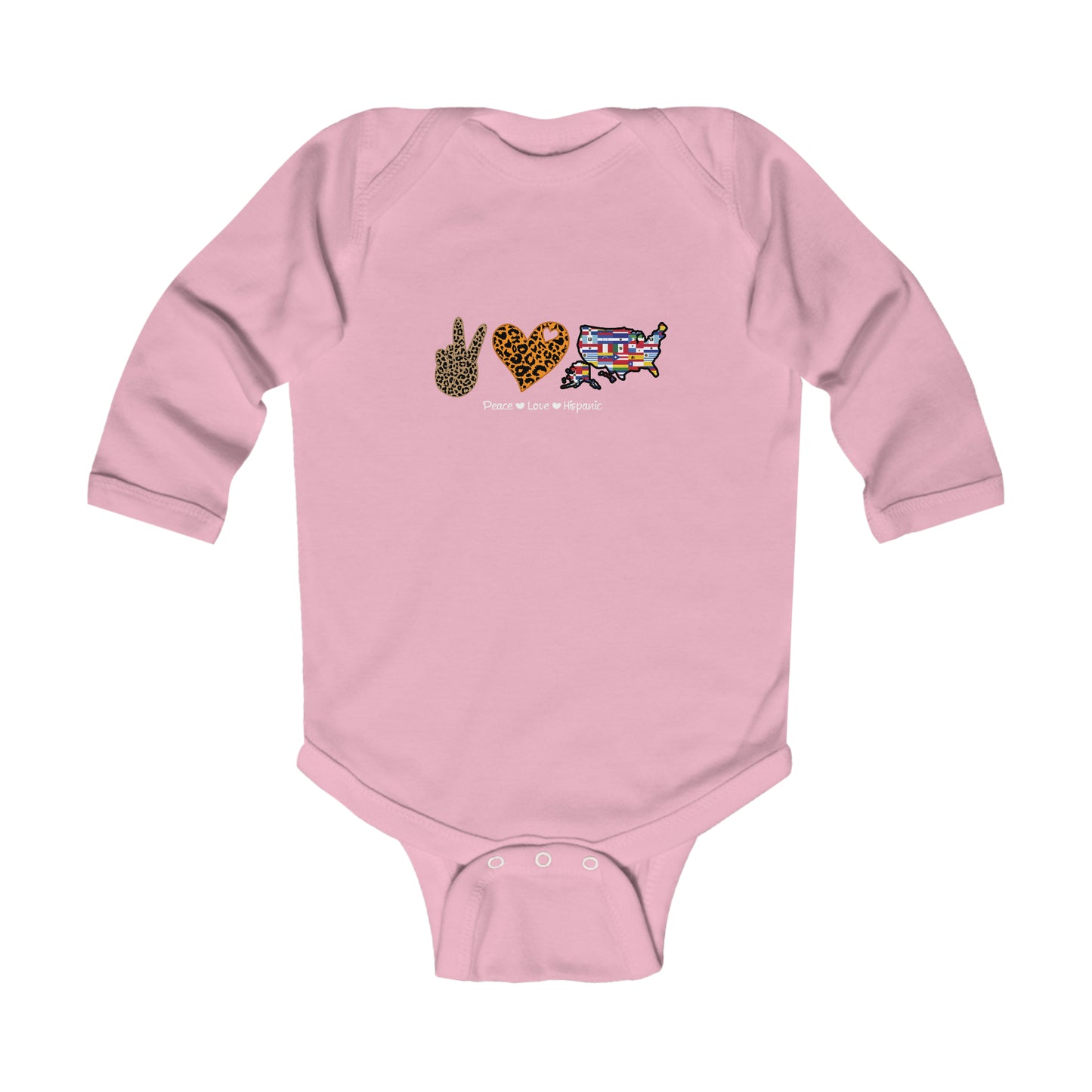 Hispanic Heritage Month Infant Long Sleeve Bodysuit