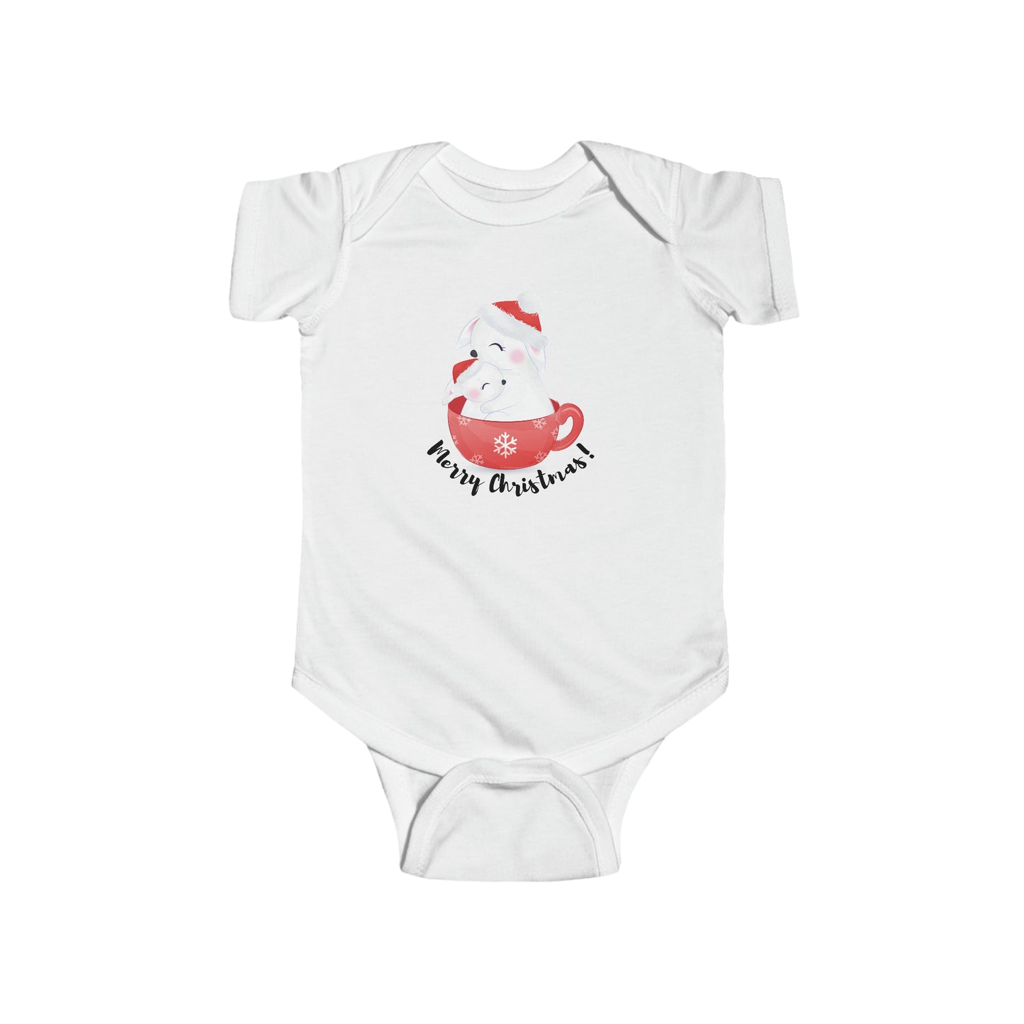 My First Merry Christmas Infant Fine Jersey Bodysuit