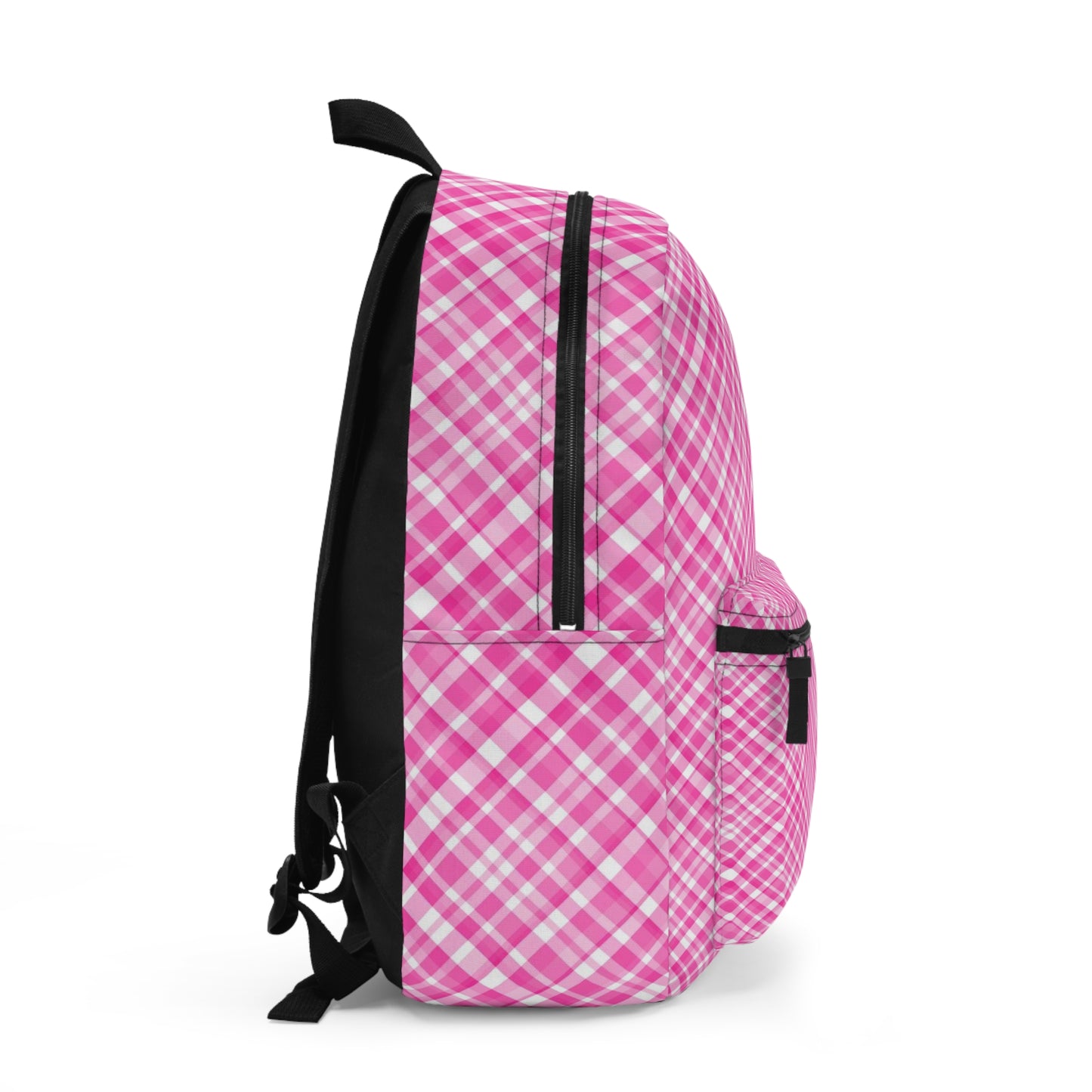 Pink Gingham Backpack, Diaper Bag, Baby Accessories Bag, Baby Travel Bag, Baby Diaper Bag