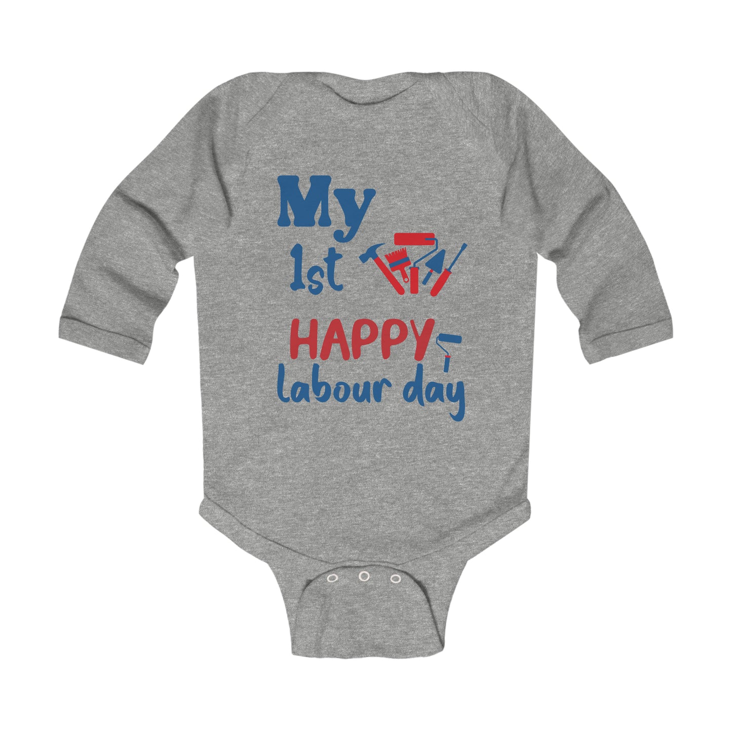 1st Labour Day Infant Long Sleeve Bodysuit