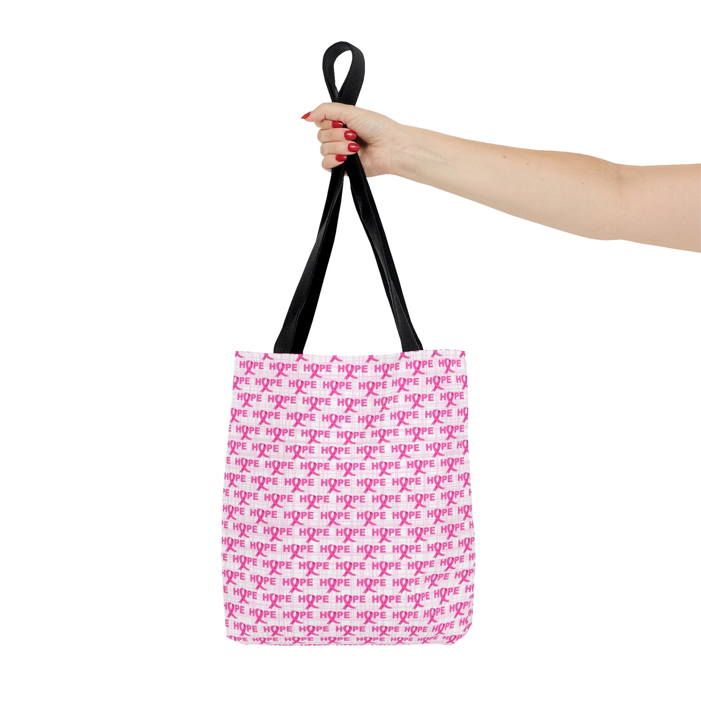 Hope Pink Breast Cancer Awareness Tote Bag