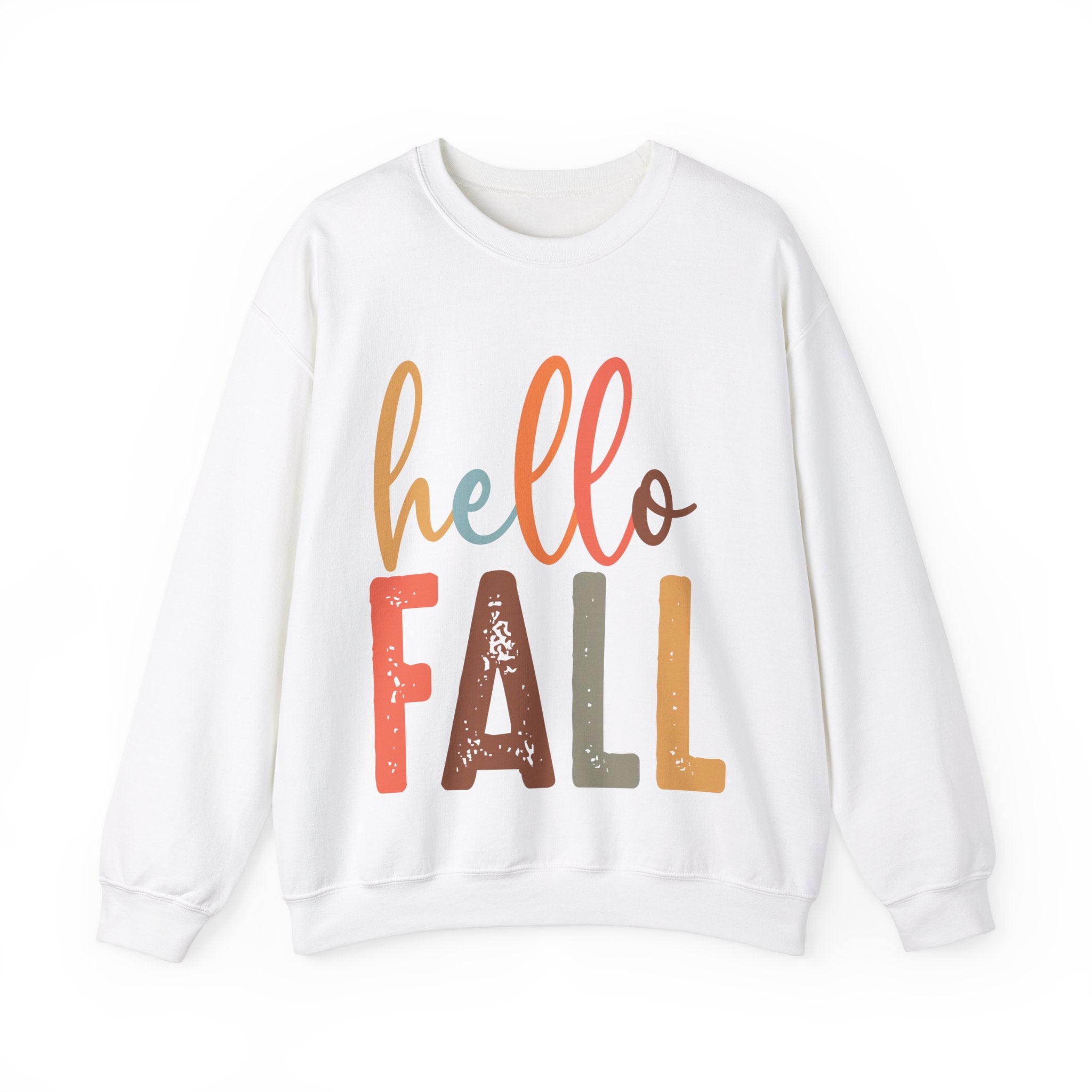 Hello Fall, Hellow Fall Sweatshirt,  Unisex Heavy Blend™ Crewneck Sweatshirt