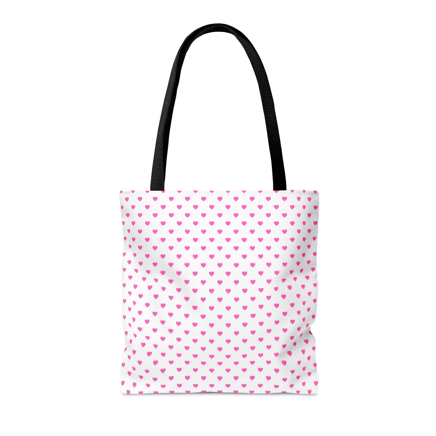 Pink Hearts Breast Cancer Awareness Tote Bag