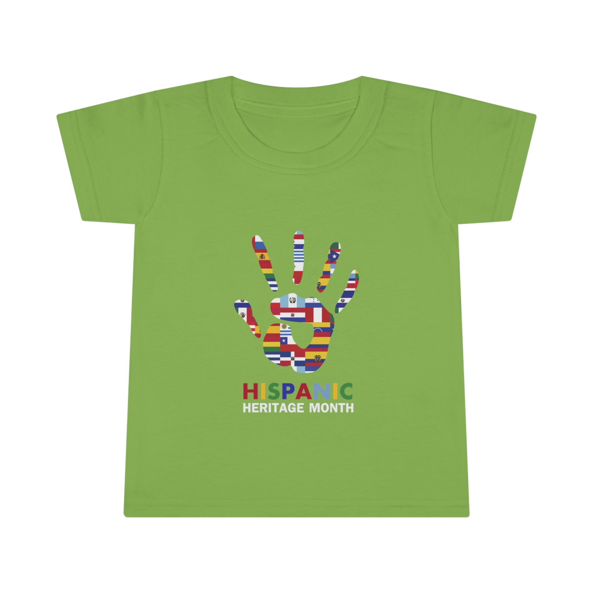 Flag Handprint - Hispanic Heritage Month Toddler T-shirt