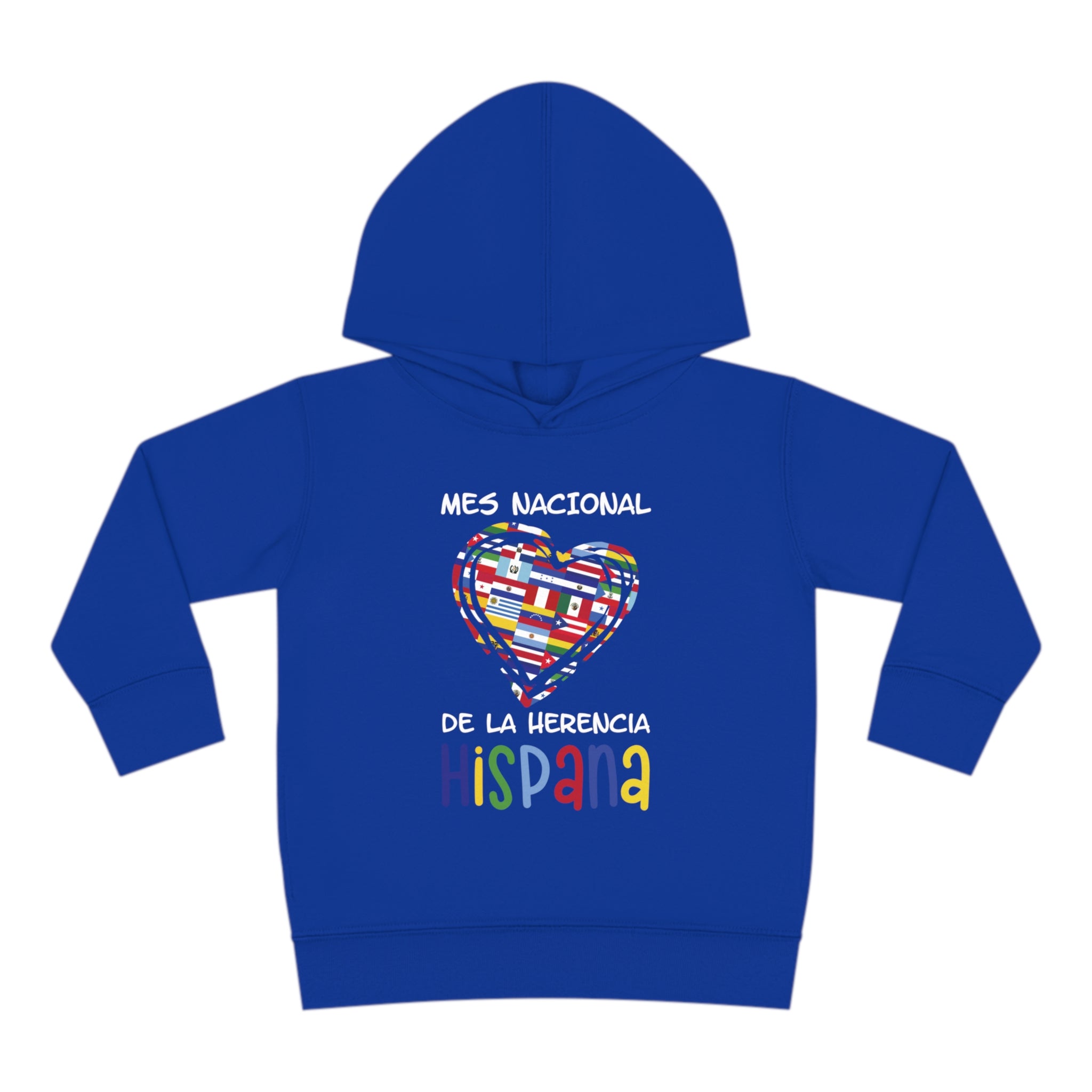 Mes Nacional Heart - Hispanic Heritage Month Toddler Hoodie