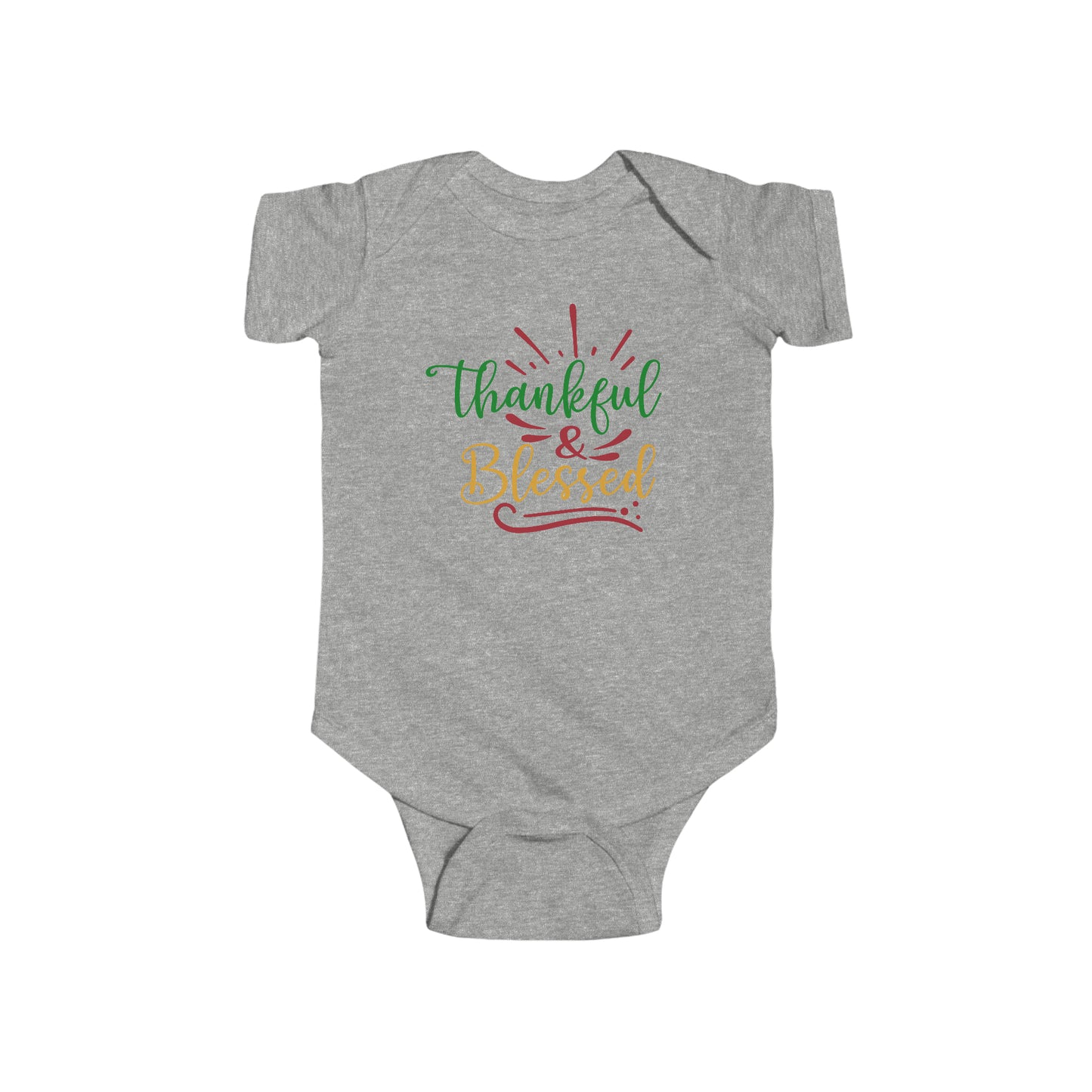 Thankful & Blessed Infant Fine Jersey Bodysuit