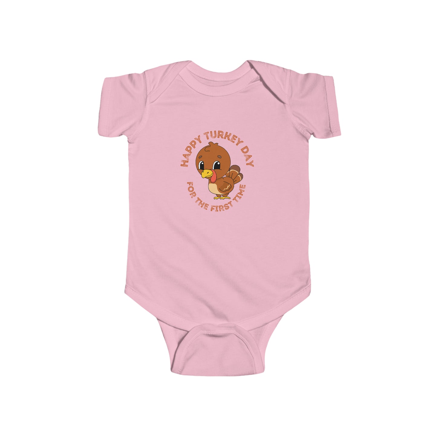 Happy Turkey Day for the First Time Infant Fine Jersey Bodysuit