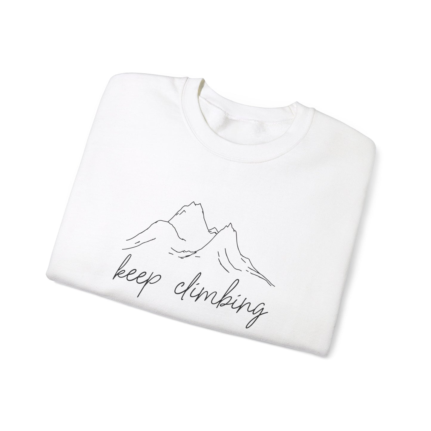 Keep Climbing, Do Hard Things, Unisex Heavy Blend™ Crewneck Sweatshirt