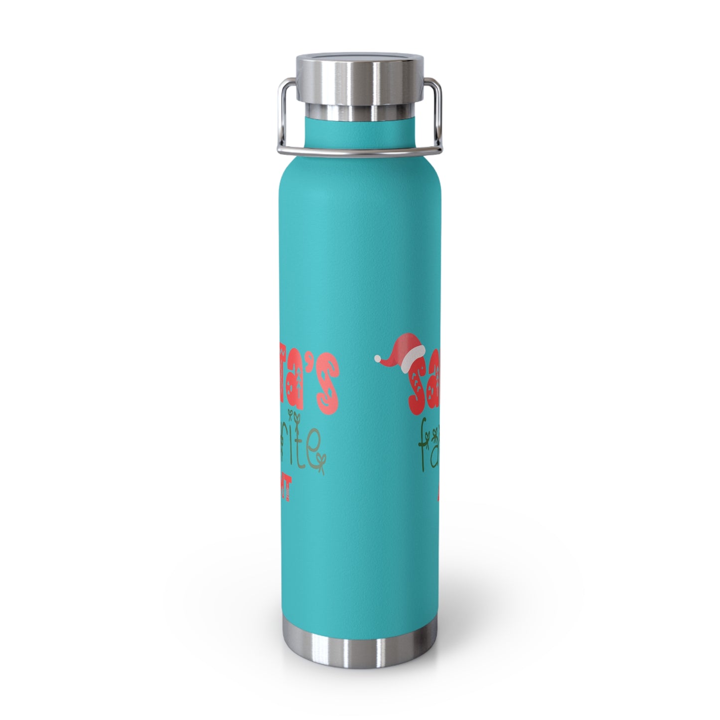 Santa's Favorite Aunt Copper Vacuum Insulated Bottle, 22oz