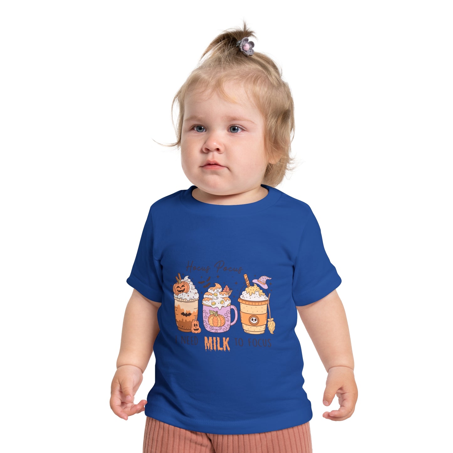 Hocus Pocus I Need Milk To Focus Baby Short Sleeve T-Shirt