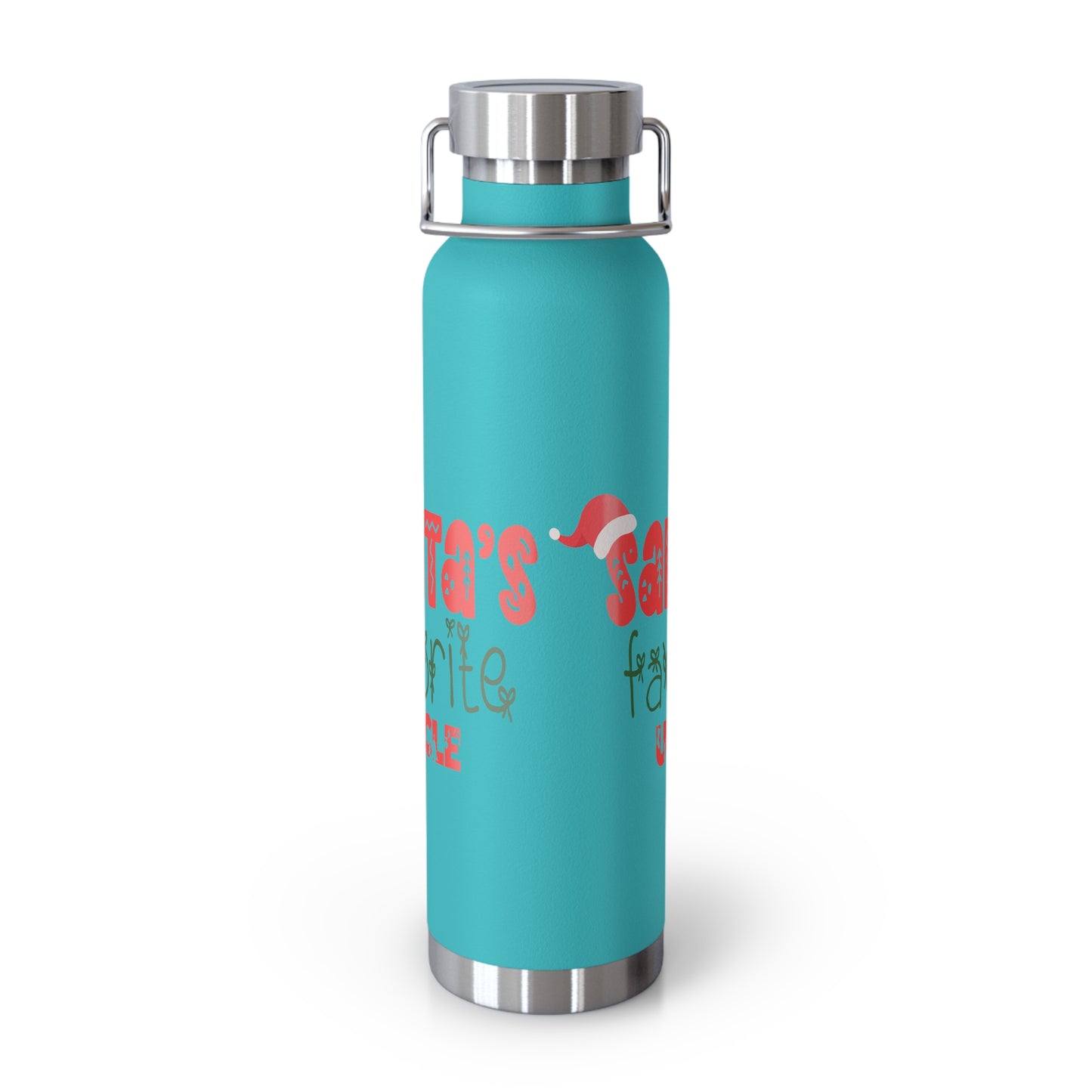 Santa's Favorite Uncle Copper Vacuum Insulated Bottle, 22oz