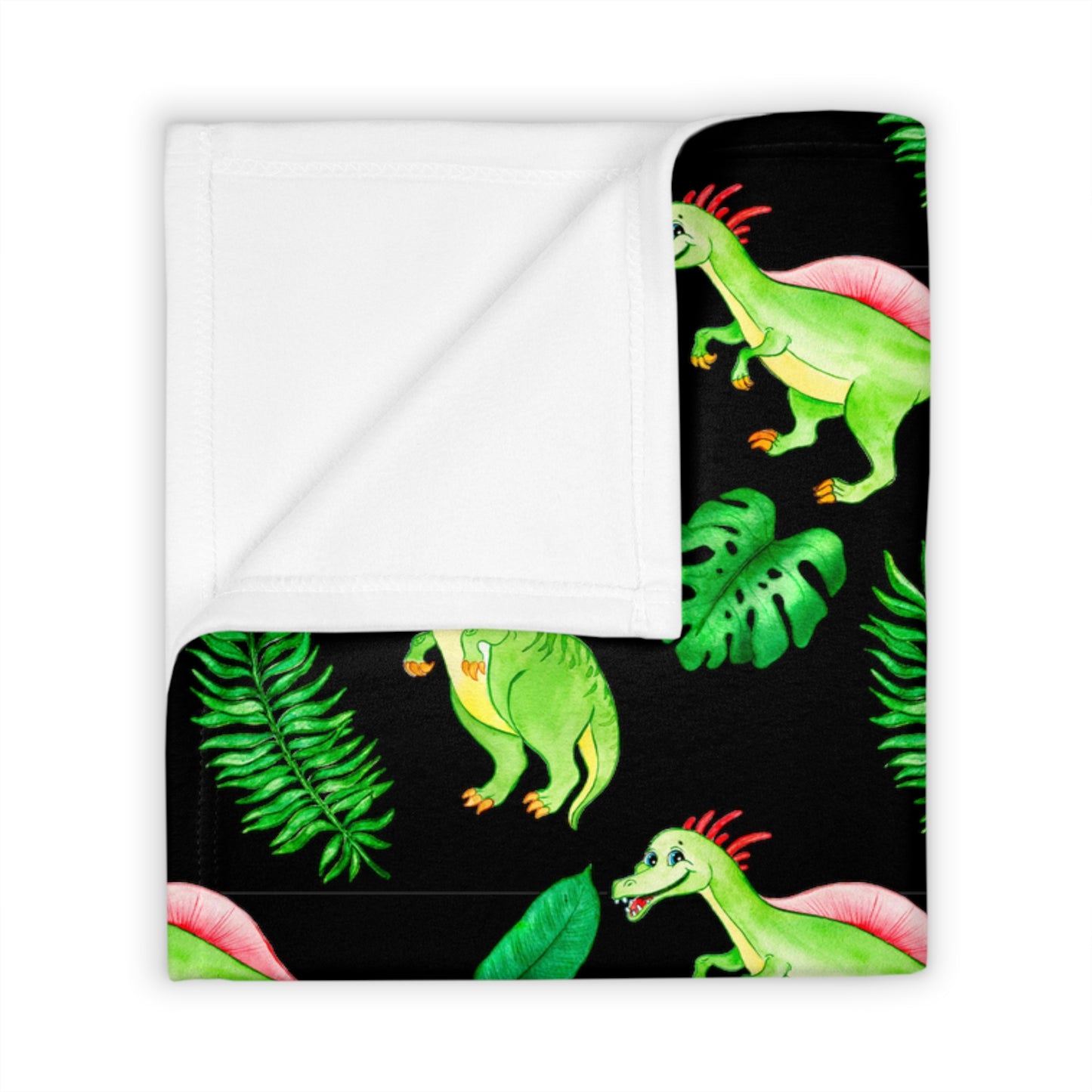 Dino Pattern, Baby Blanket, Dino Baby Blanket, Throw Blanket