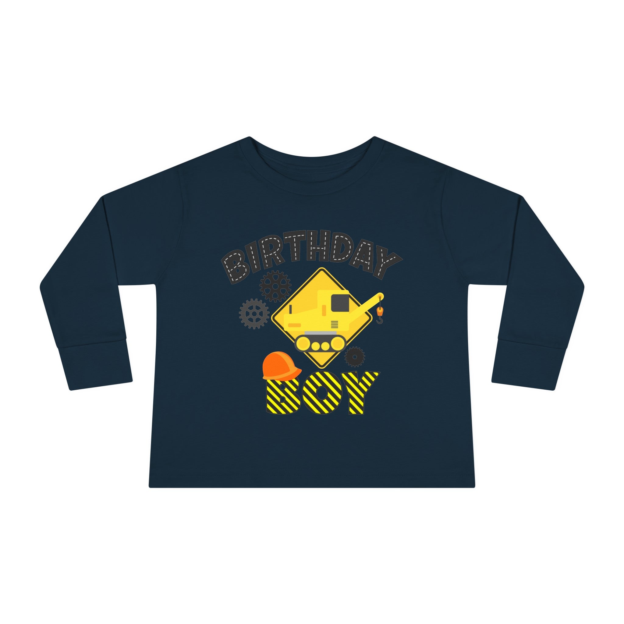 Crane Birthday Boy, Birthday Boy T-shirt, Birthday Tee, Boy's Birthday Tee,  Birthday Boy Tee, Toddler Long Sleeve Tee