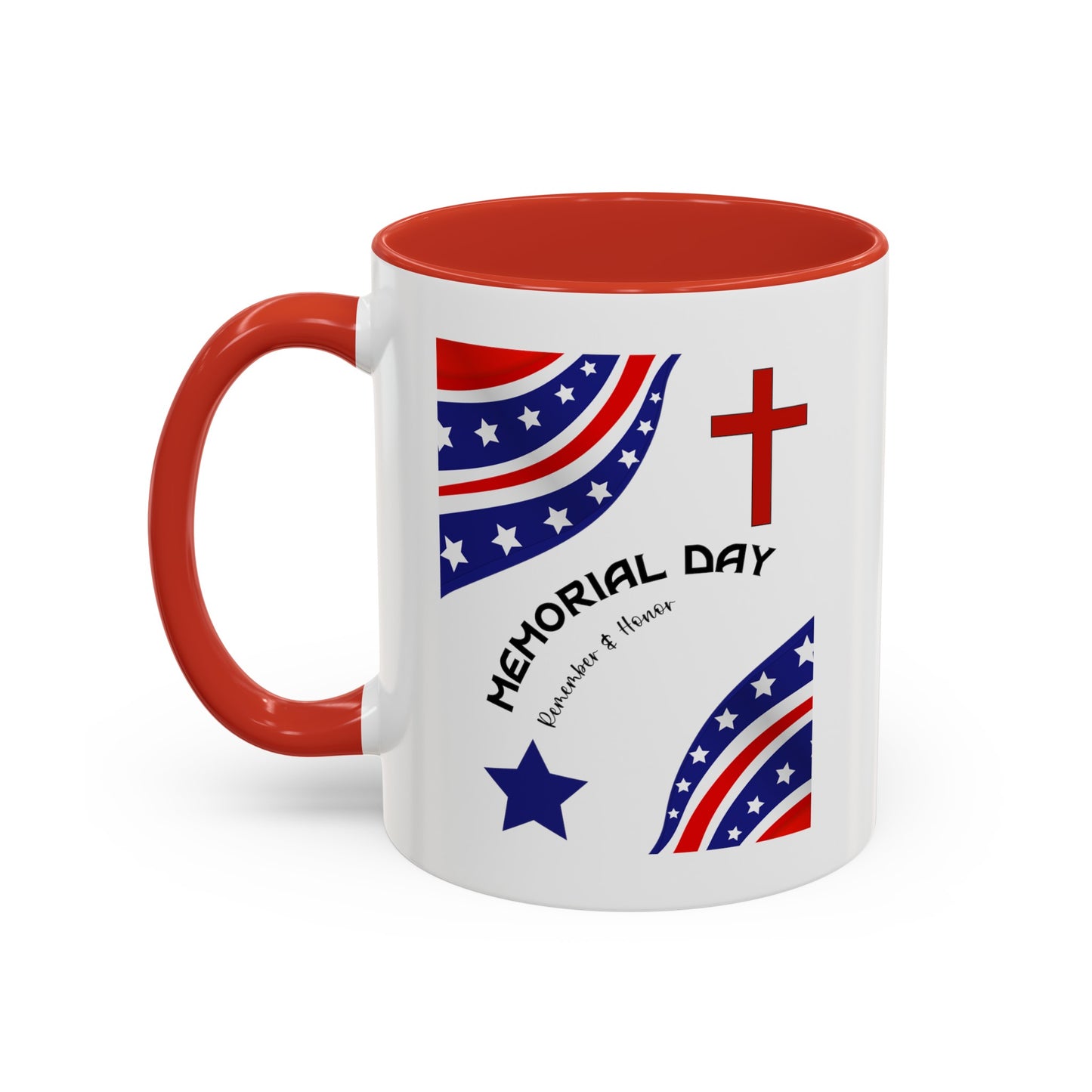 Memorial Day Accent Coffee Mug, 11oz