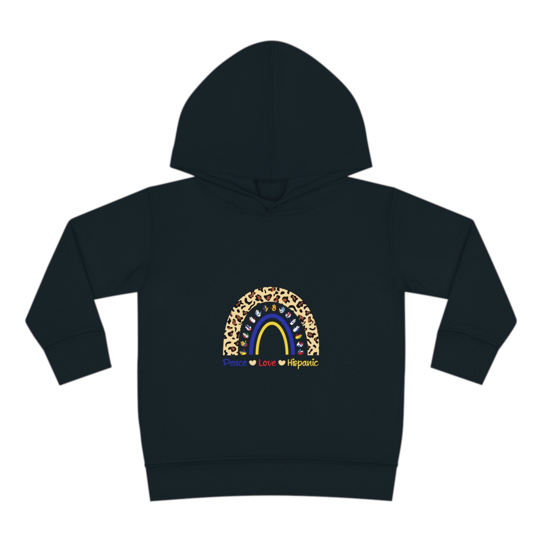 Leopard Rainbow - Hispanic Heritage Month Toddler Hoodie