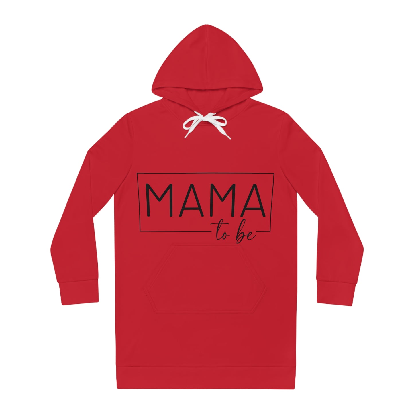 Mama To Be Women's Hoodie Dress (AOP)