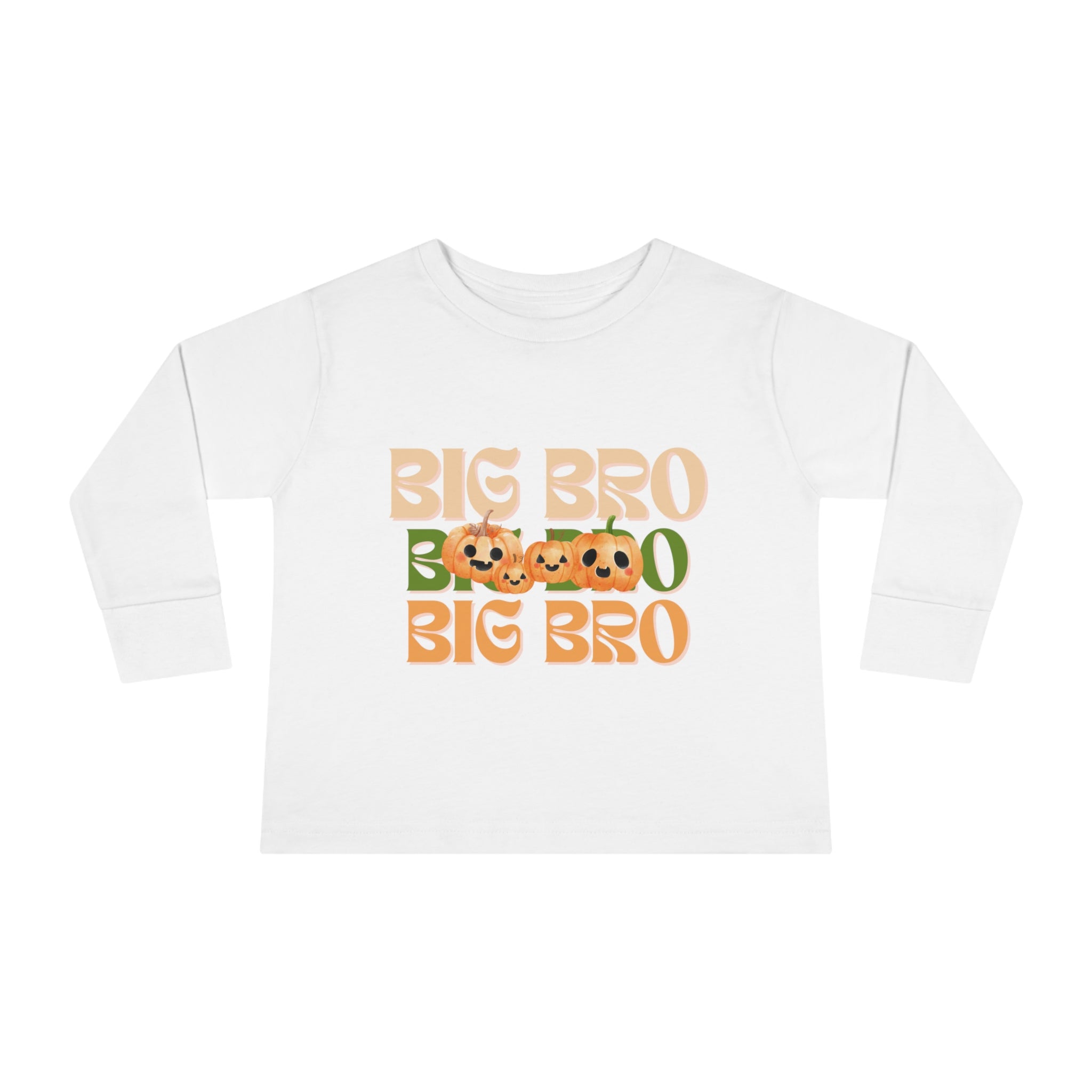 Big Bro Pumpkin Toddler Long Sleeve Tee