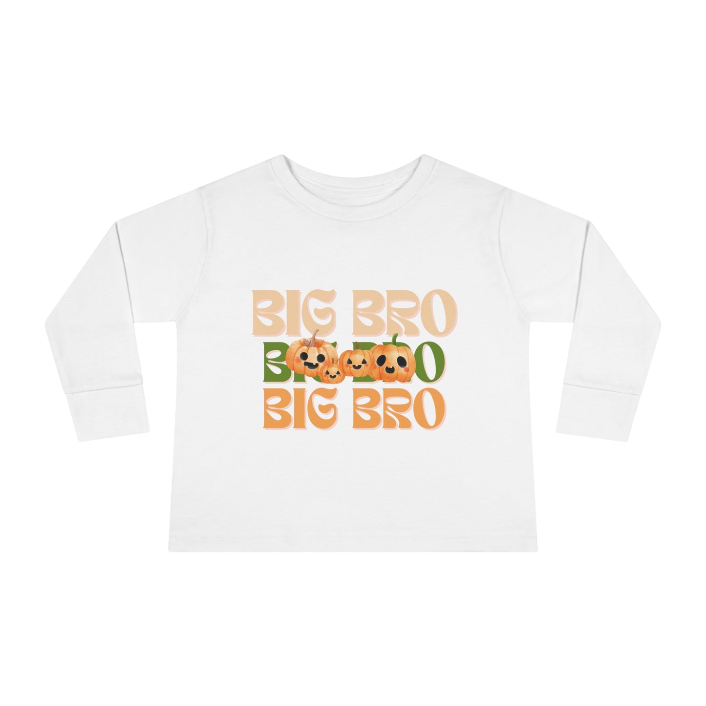 Big Bro Pumpkin Toddler Long Sleeve Tee