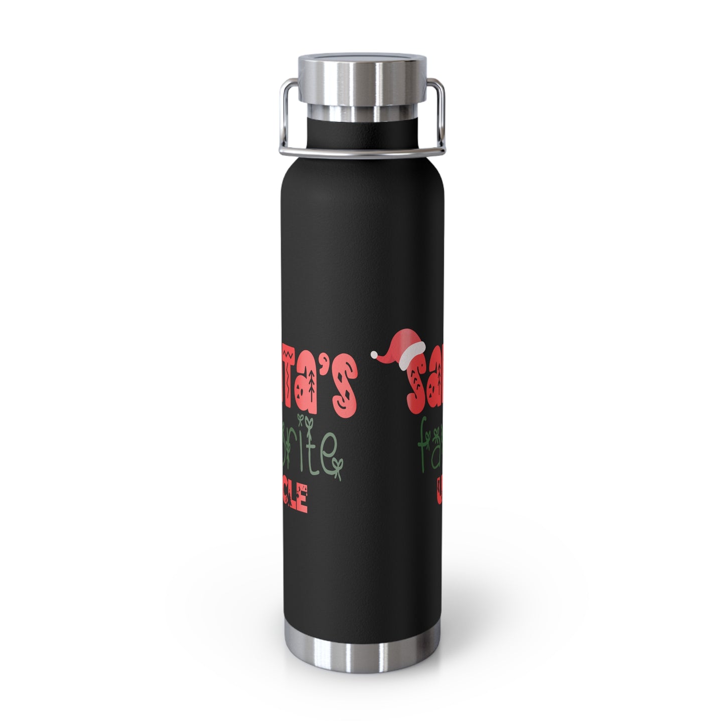 Santa's Favorite Uncle Copper Vacuum Insulated Bottle, 22oz