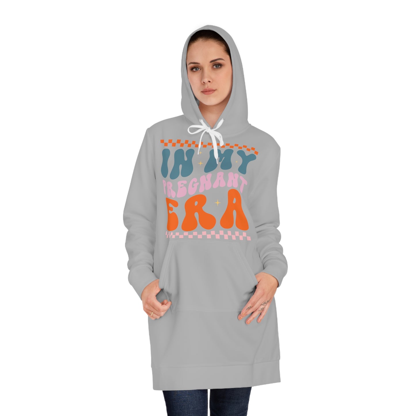 In My Pregnant Era Women's Hoodie Dress (AOP)