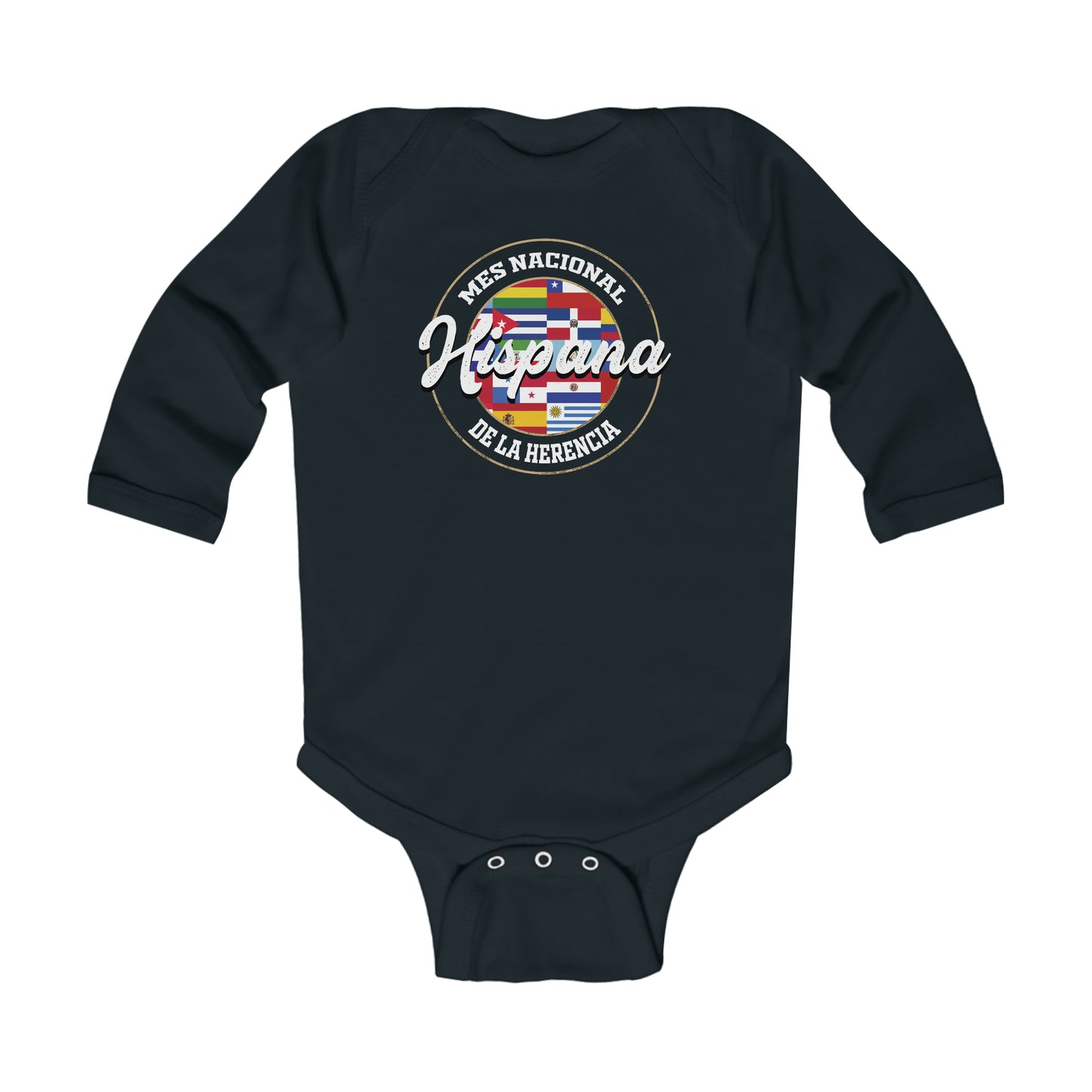 Hispanic Heritage Month Infant Long Sleeve Bodysuit