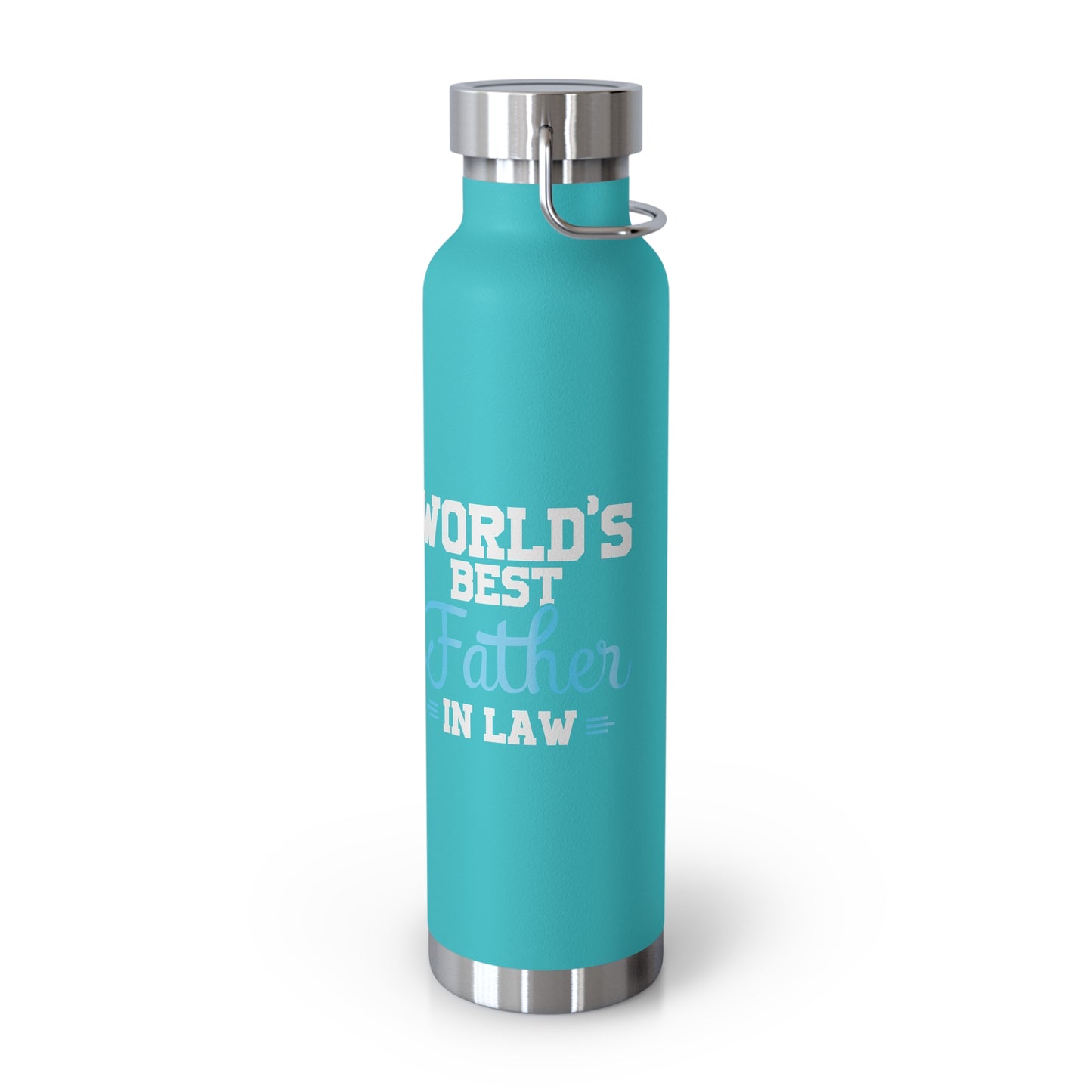 World's Best Father-In-Law Copper Vacuum Insulated Bottle, 22oz