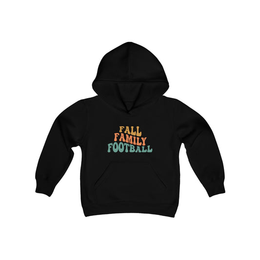 Fall Family Football Youth Heavy Blend Hooded Sweatshirt