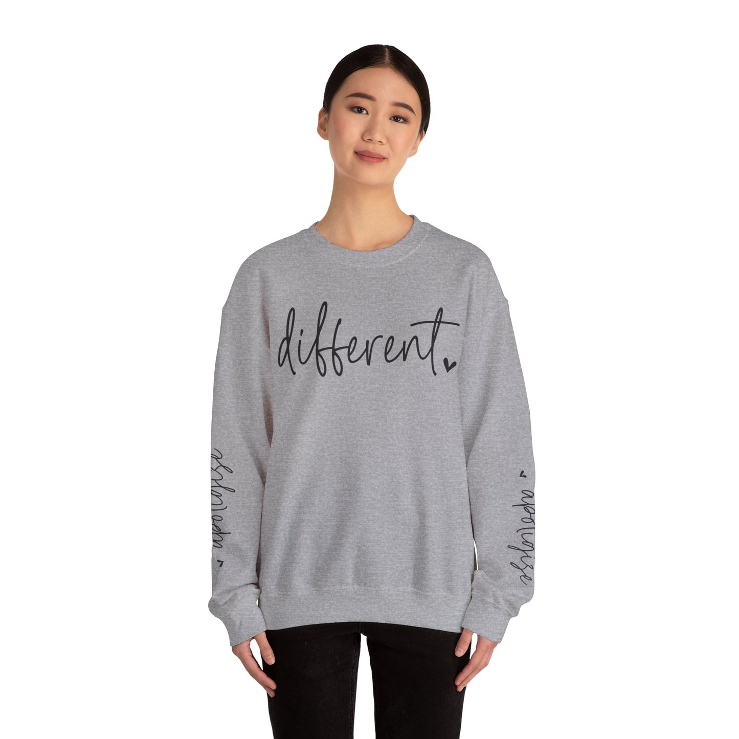 Different & Don't Apologise, Unisex Heavy Blend™ Crewneck Sweatshirt