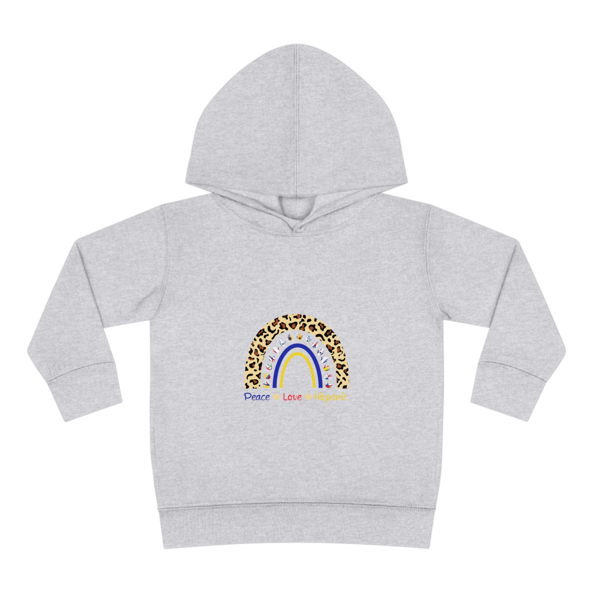Leopard Rainbow - Hispanic Heritage Month Toddler Hoodie