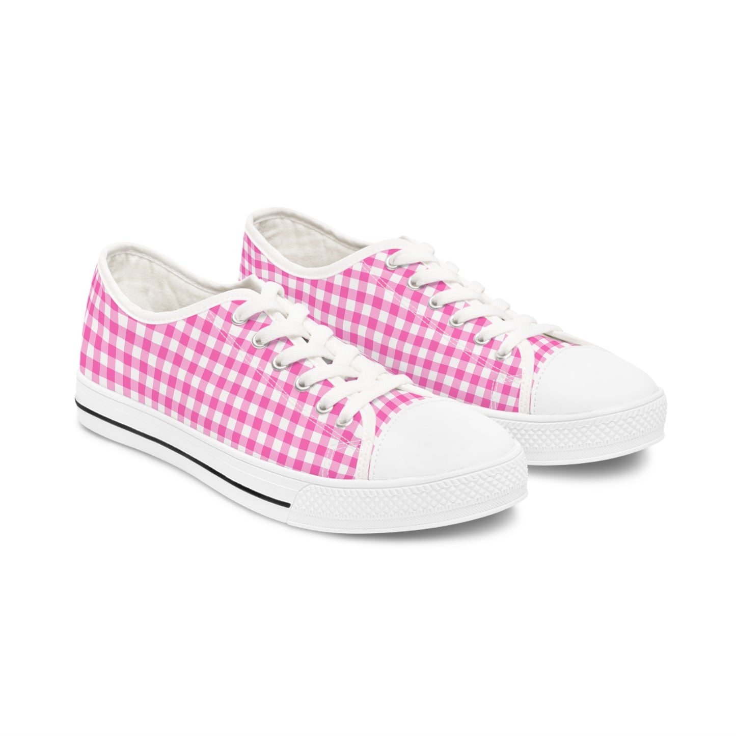 Breast Cancer Awareness Women's Low Top Sneakers