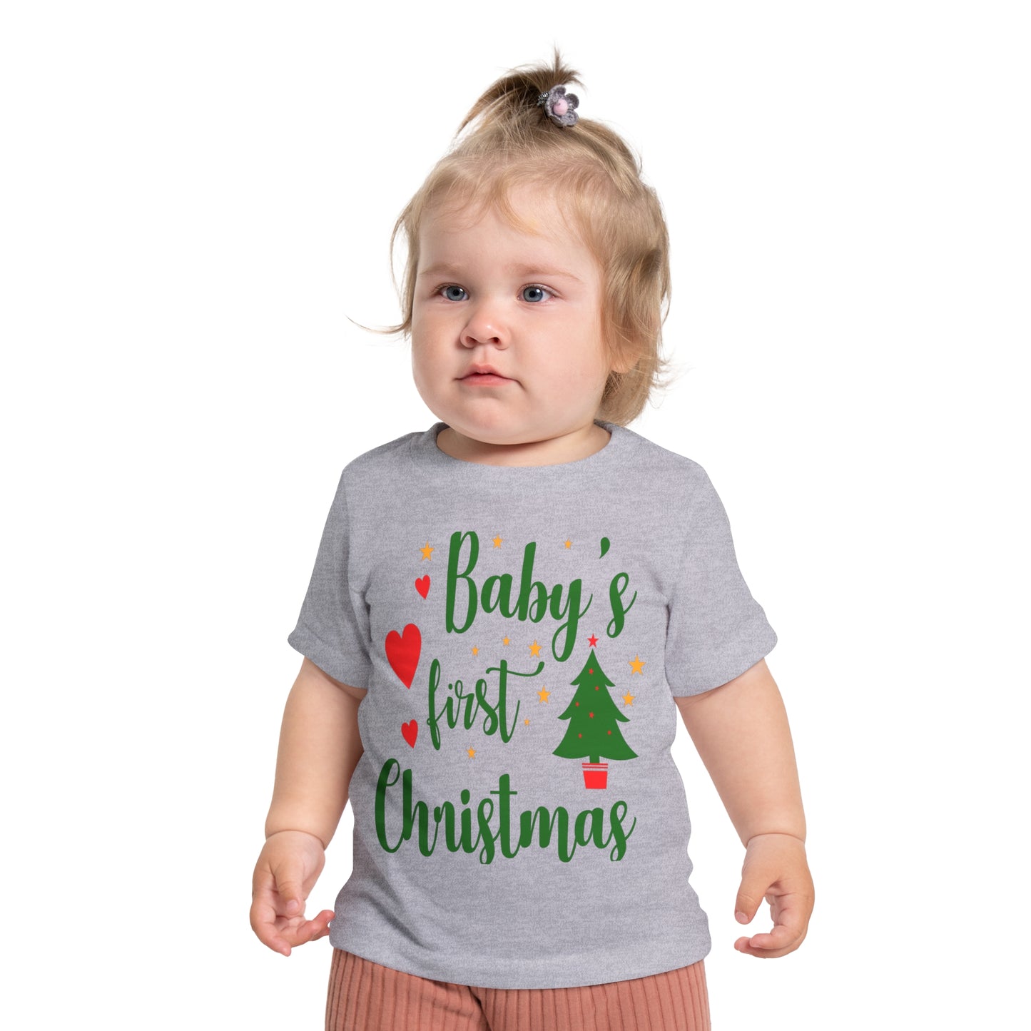 Baby's First Christmas Baby Short Sleeve T-Shirt