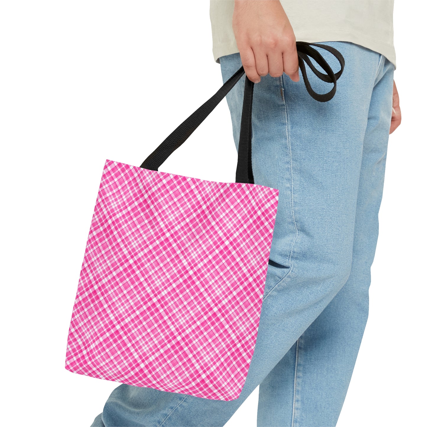 Pink Breast Cancer Awareness Tote Bag