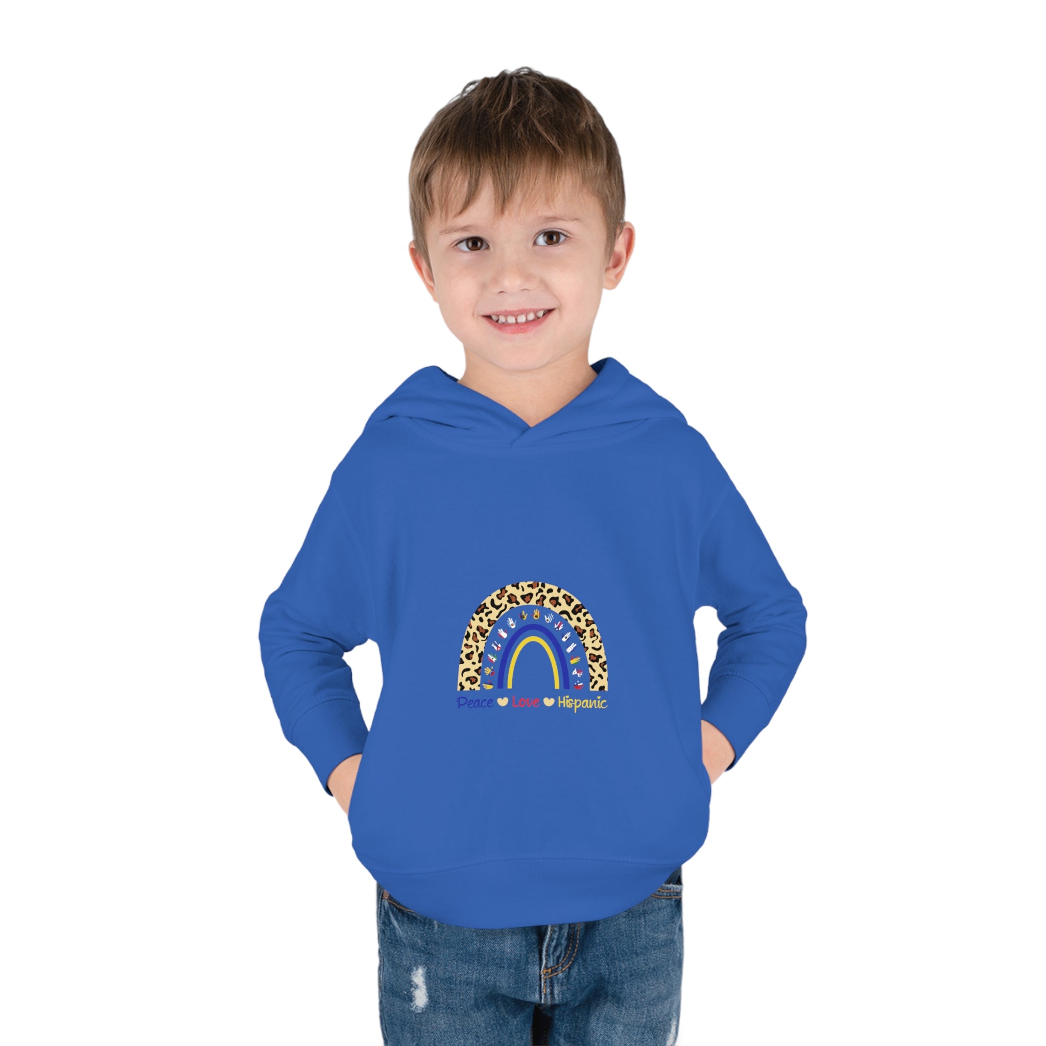 Leopard Rainbow - Hispanic Heritage Month Toddler Hoodie