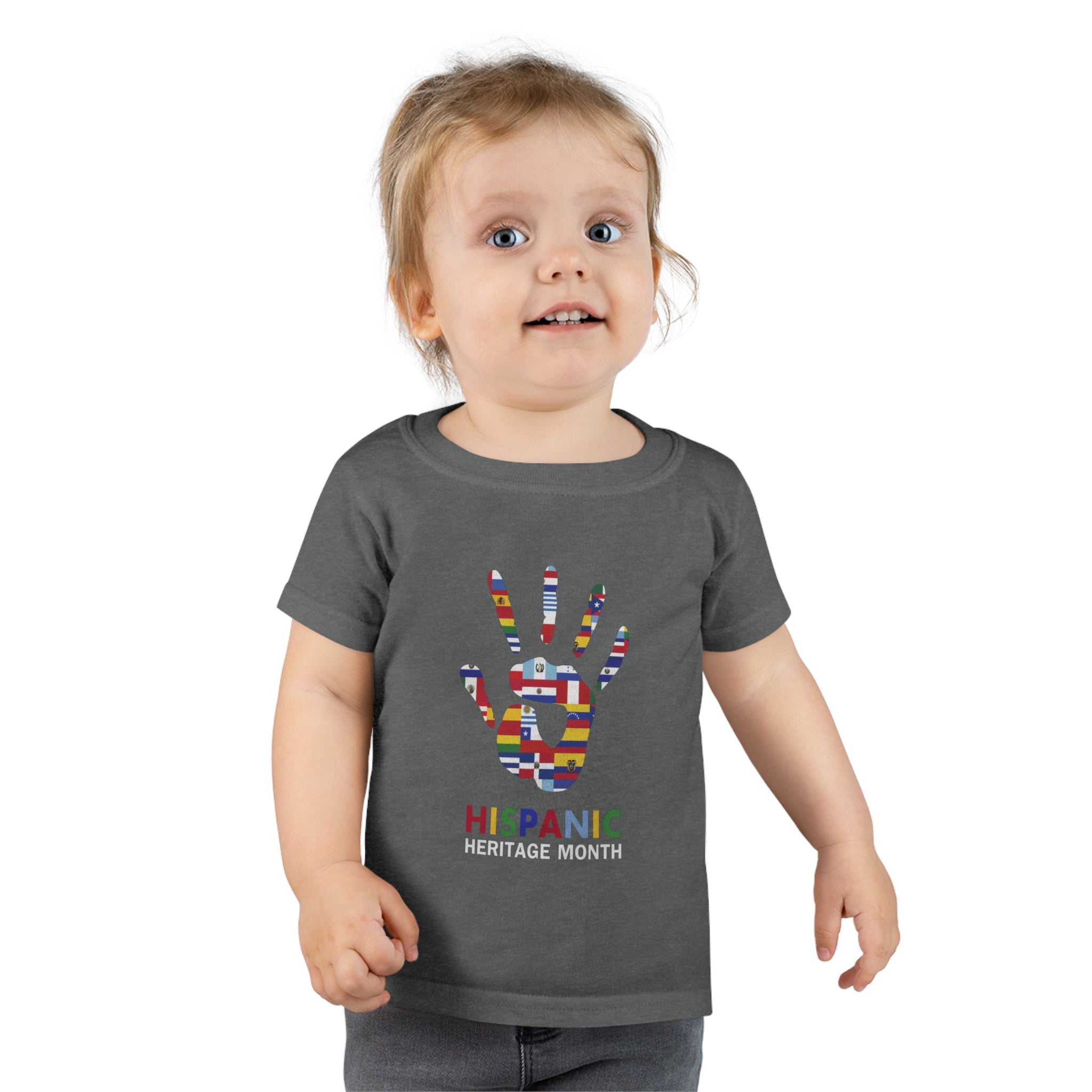 Flag Handprint - Hispanic Heritage Month Toddler T-shirt