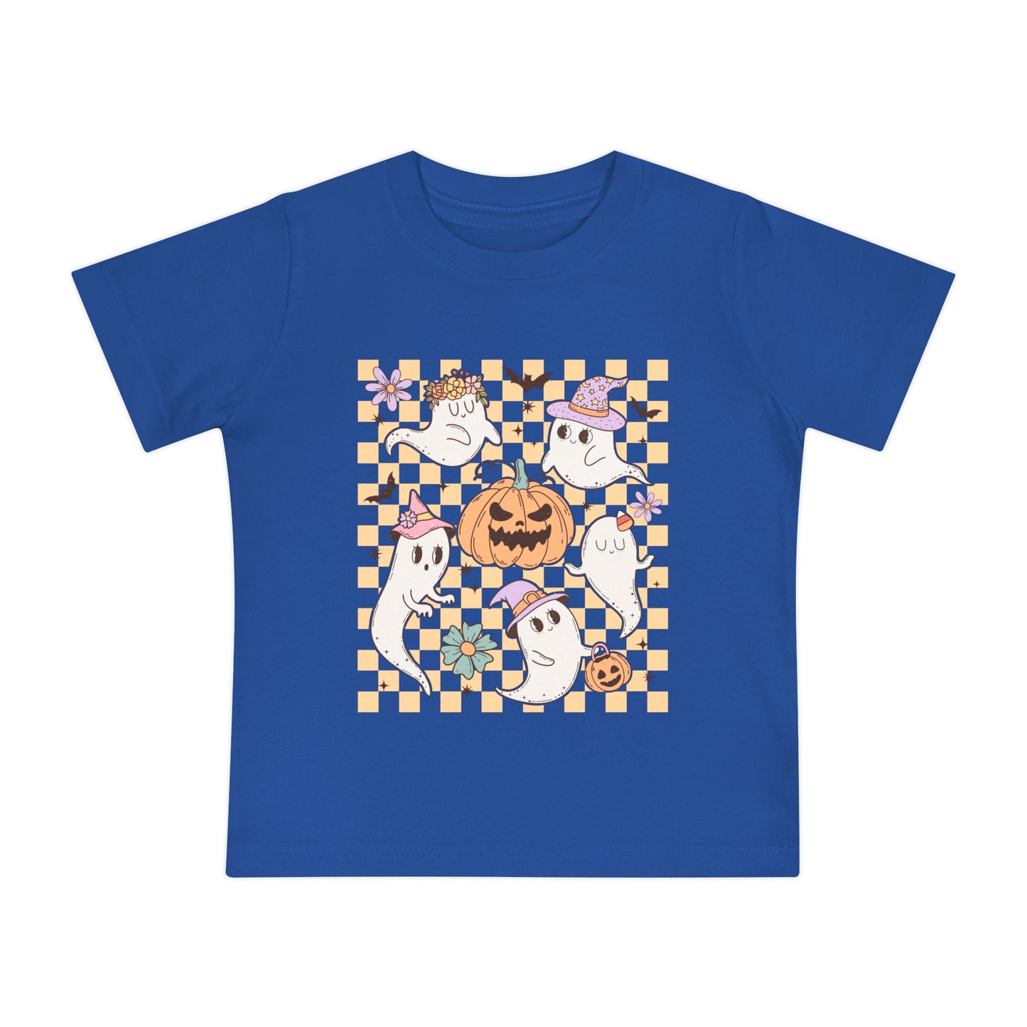 Halloween Ghosts Baby Short Sleeve T-Shirt