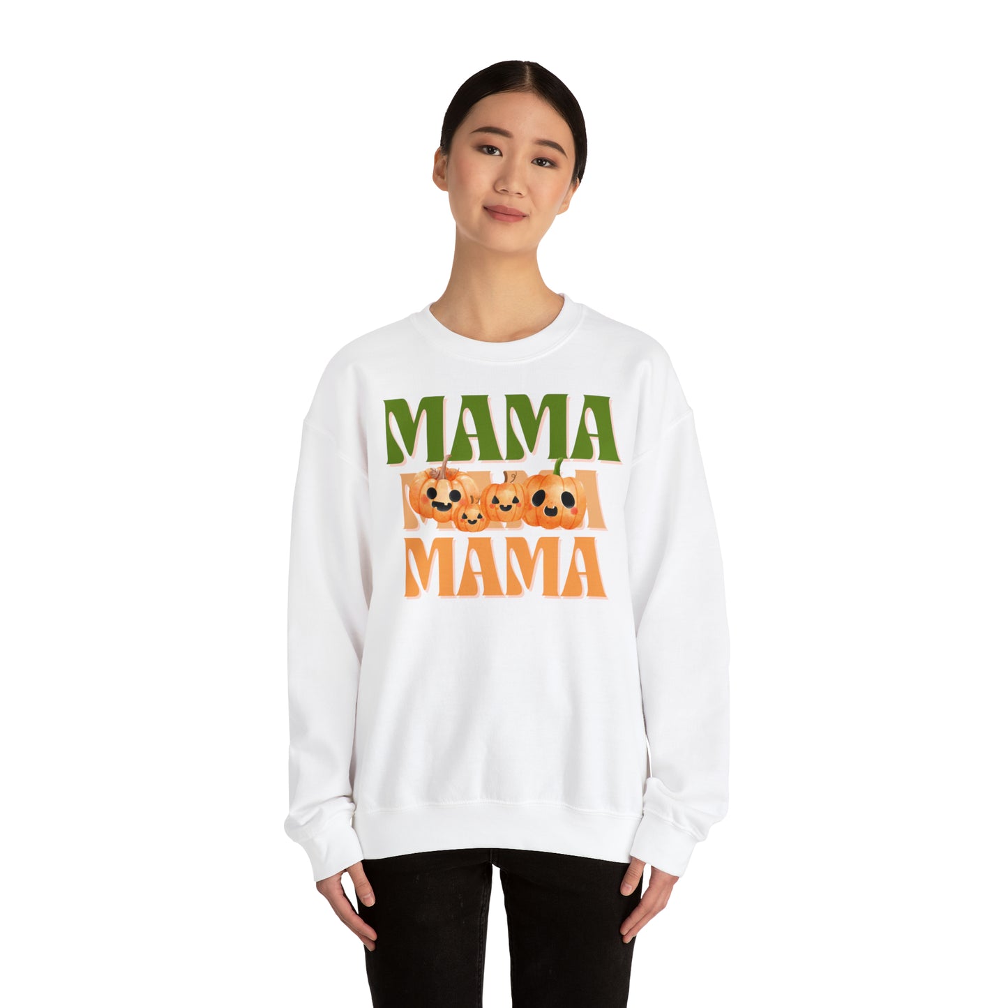 Mama Pumpkin Unisex Heavy Blend™ Crewneck Sweatshirt